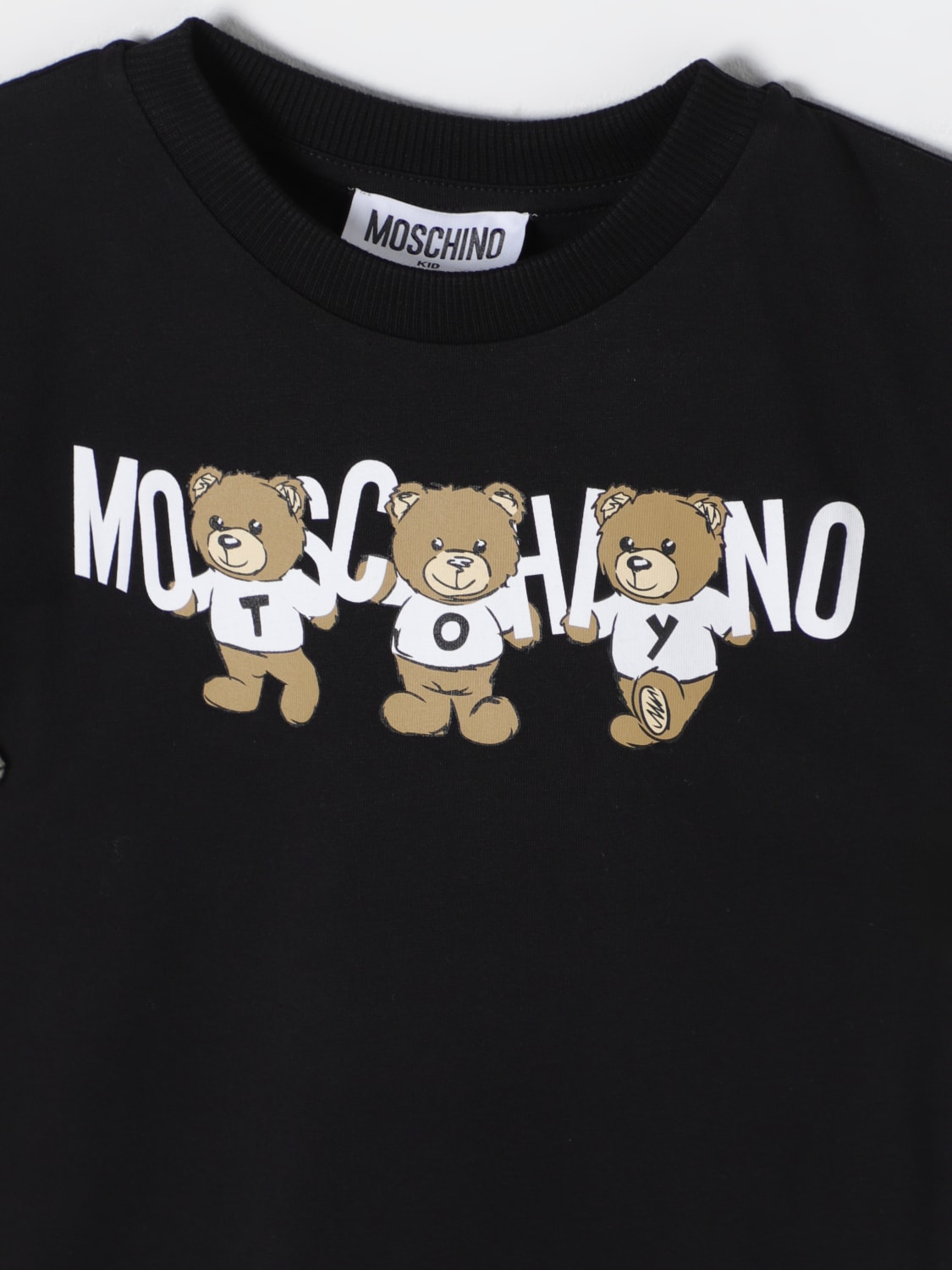 MOSCHINO T-SHIRT: T-shirt kids Moschino, Black - Img 3