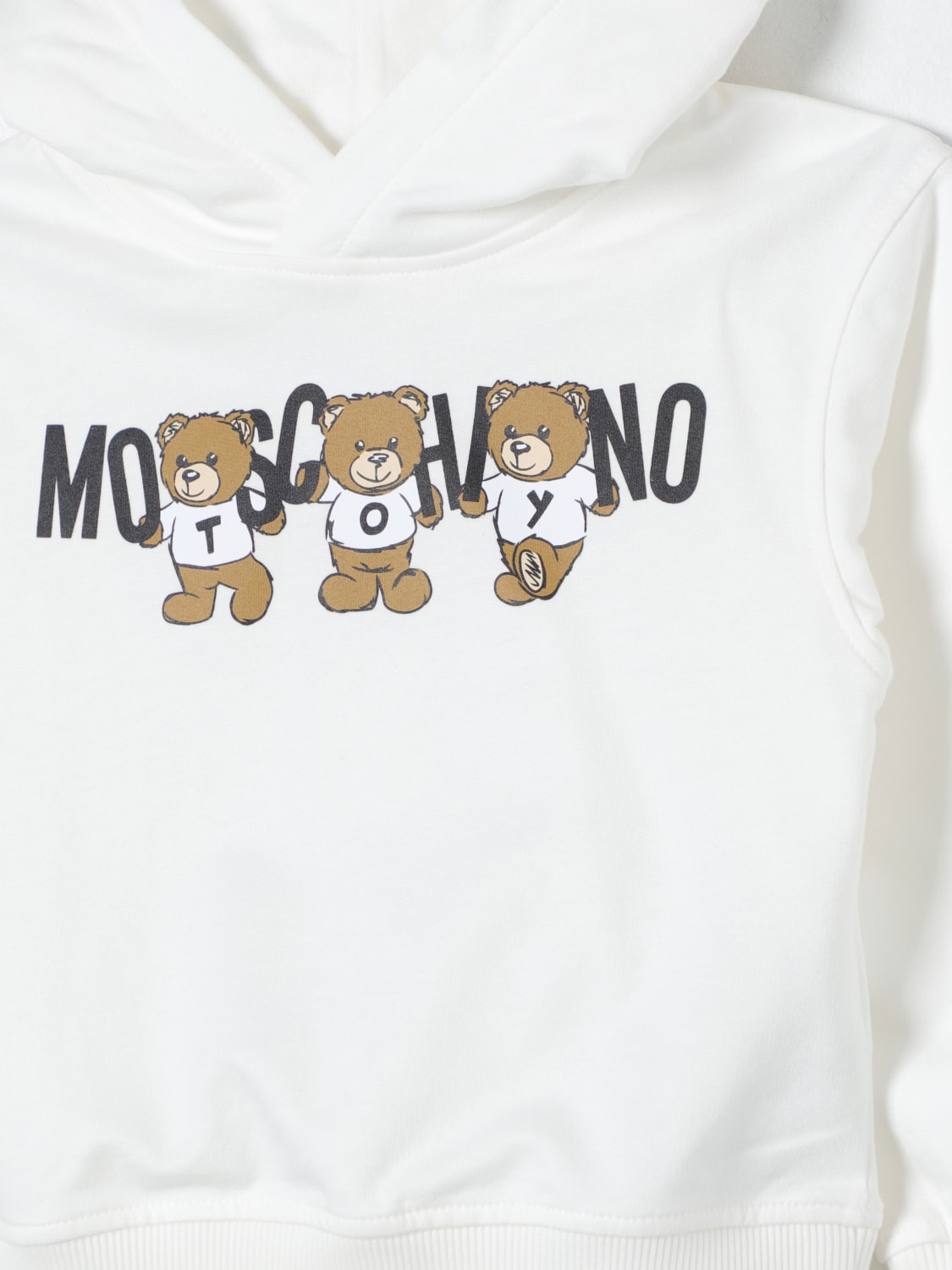 MOSCHINO SWEATER: Sweater kids Moschino, White - Img 3