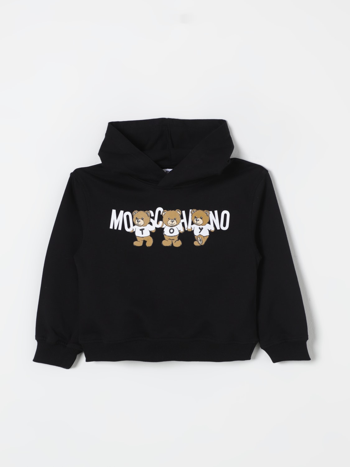 MOSCHINO SWEATER: Sweater kids Moschino, Black - Img 1