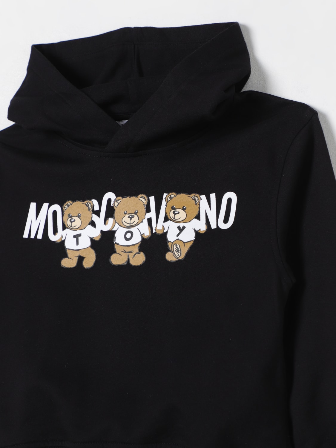 MOSCHINO SWEATER: Sweater kids Moschino, Black - Img 3