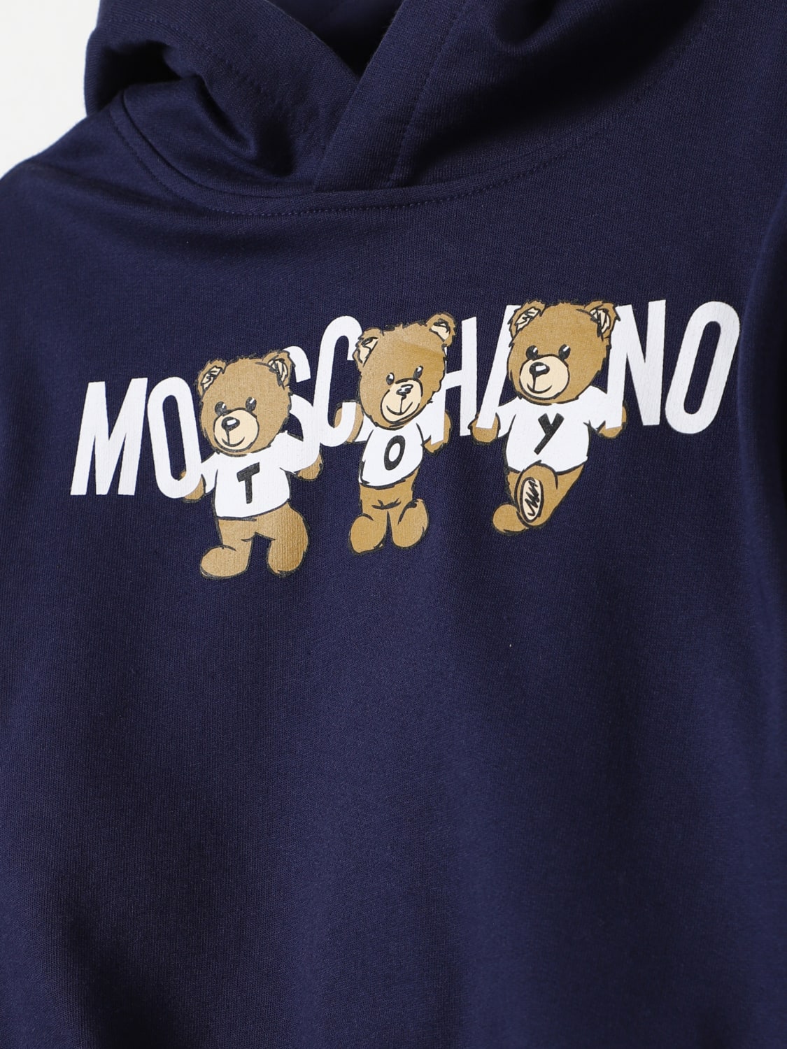 MOSCHINO SWEATER: Sweater kids Moschino, Blue - Img 3