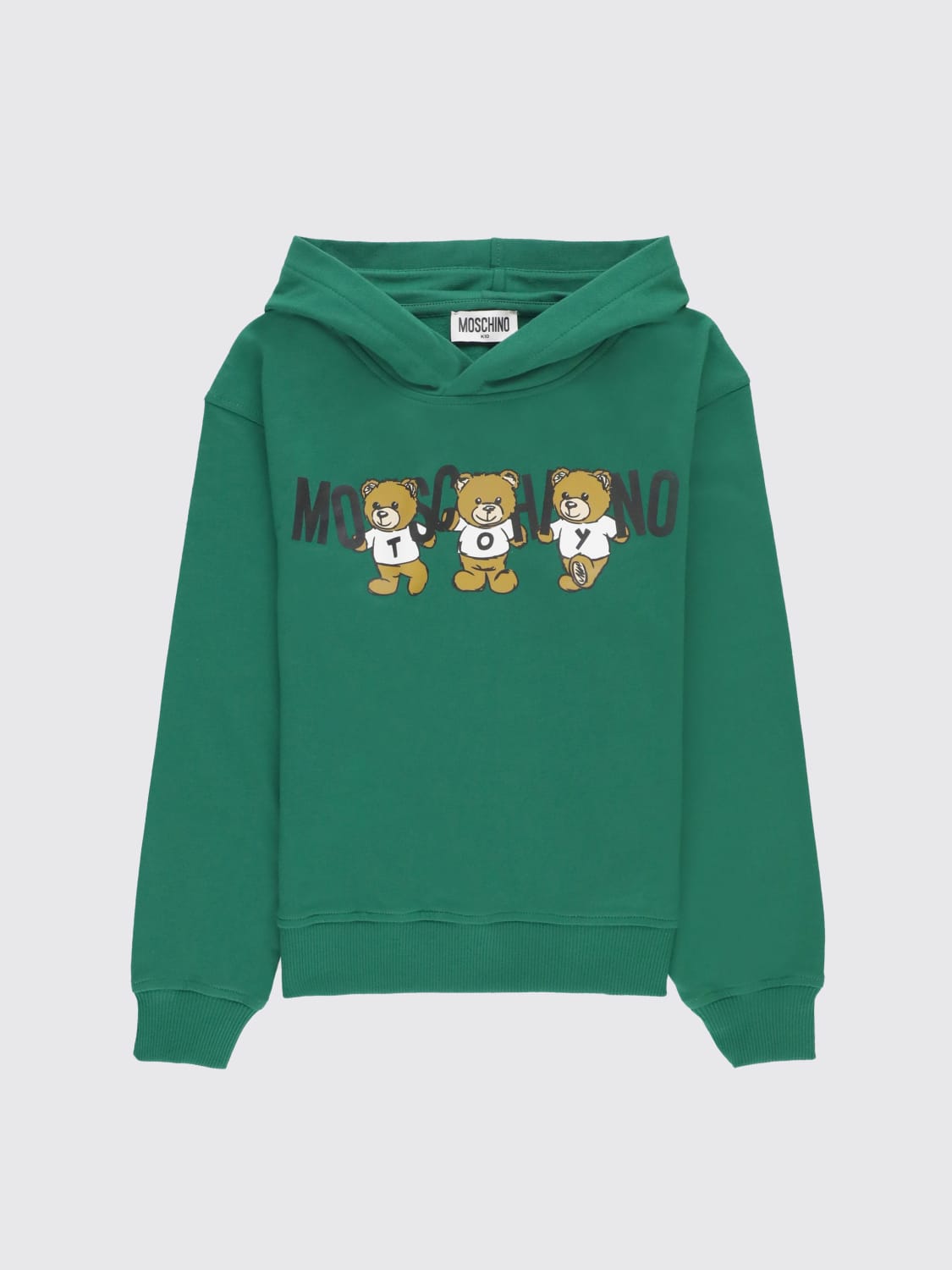 MOSCHINO SWEATER: Sweater kids Moschino, Green - Img 1