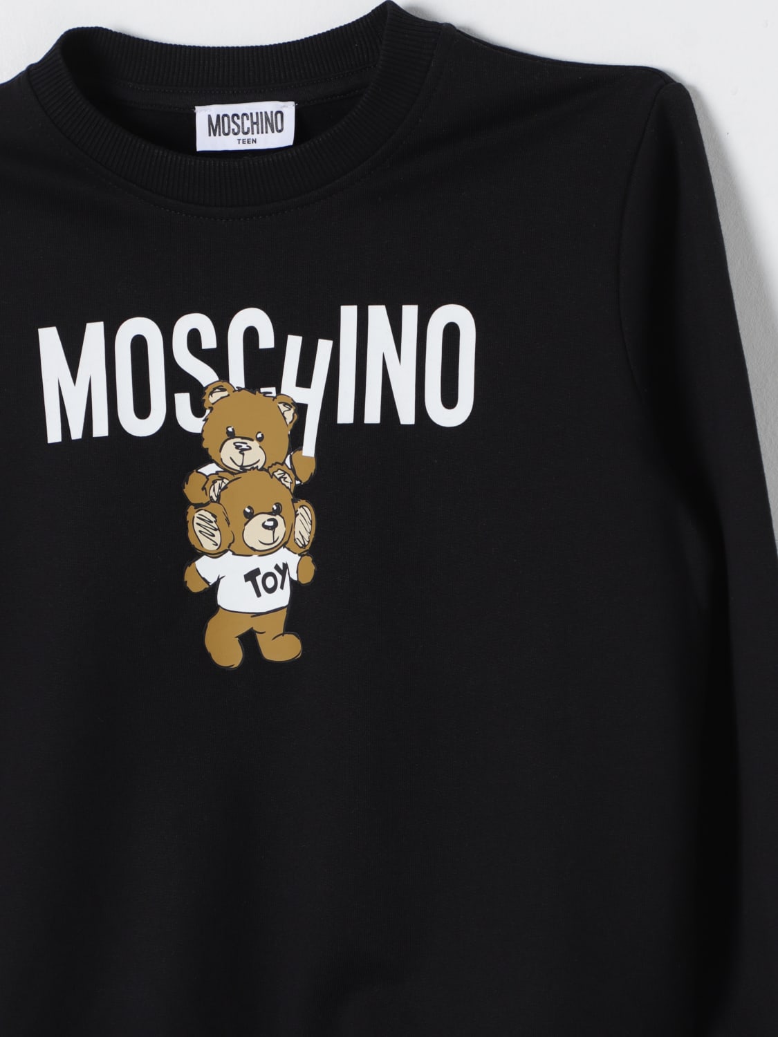 MOSCHINO SWEATER: Sweater kids Moschino, Black - Img 3