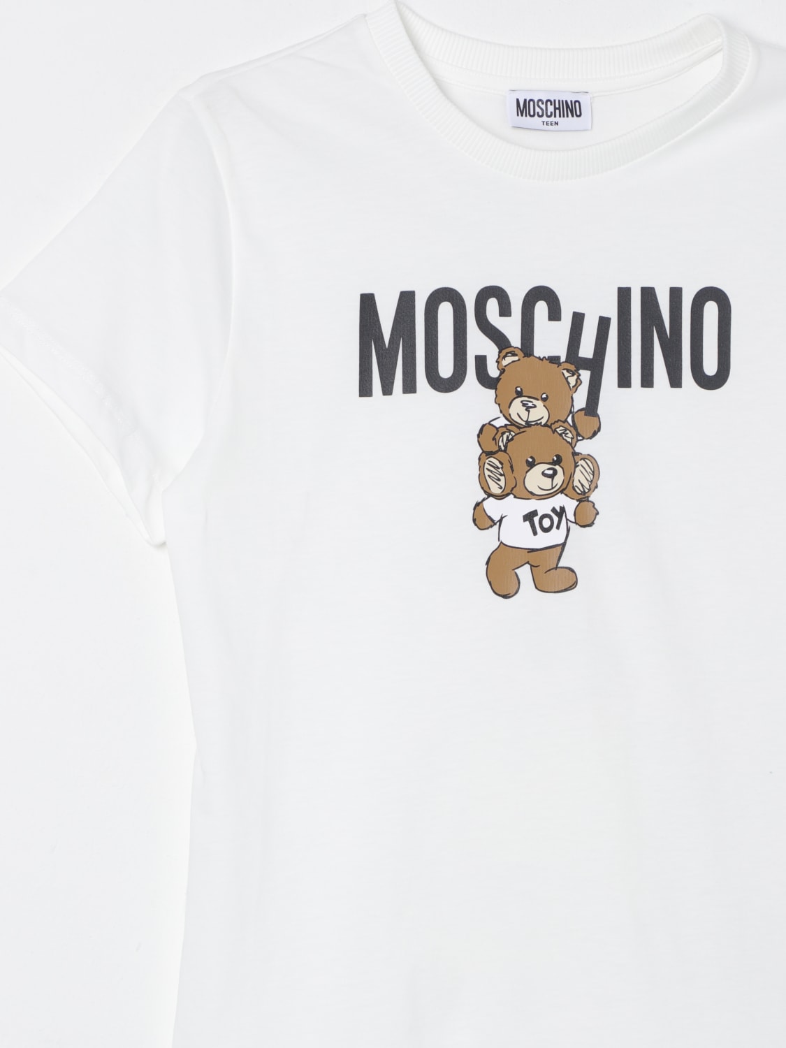 MOSCHINO T-SHIRT: T-shirt kids Moschino, White - Img 3