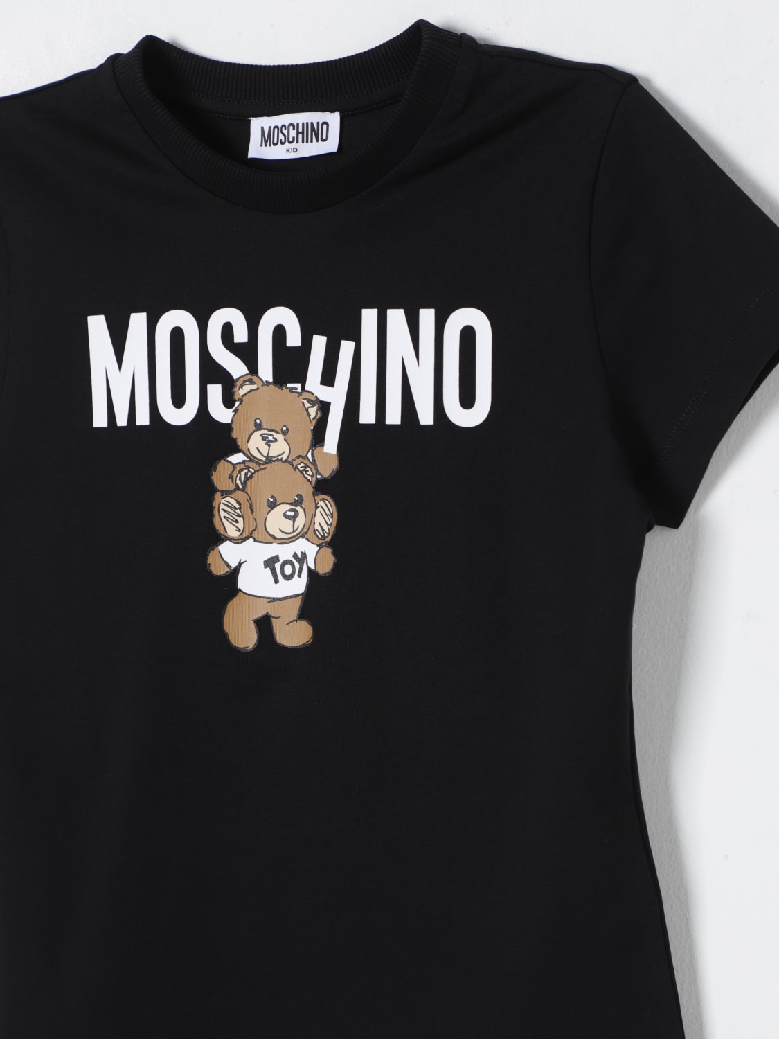 MOSCHINO T-SHIRT: T-shirt enfant Moschino, Noir - Img 3