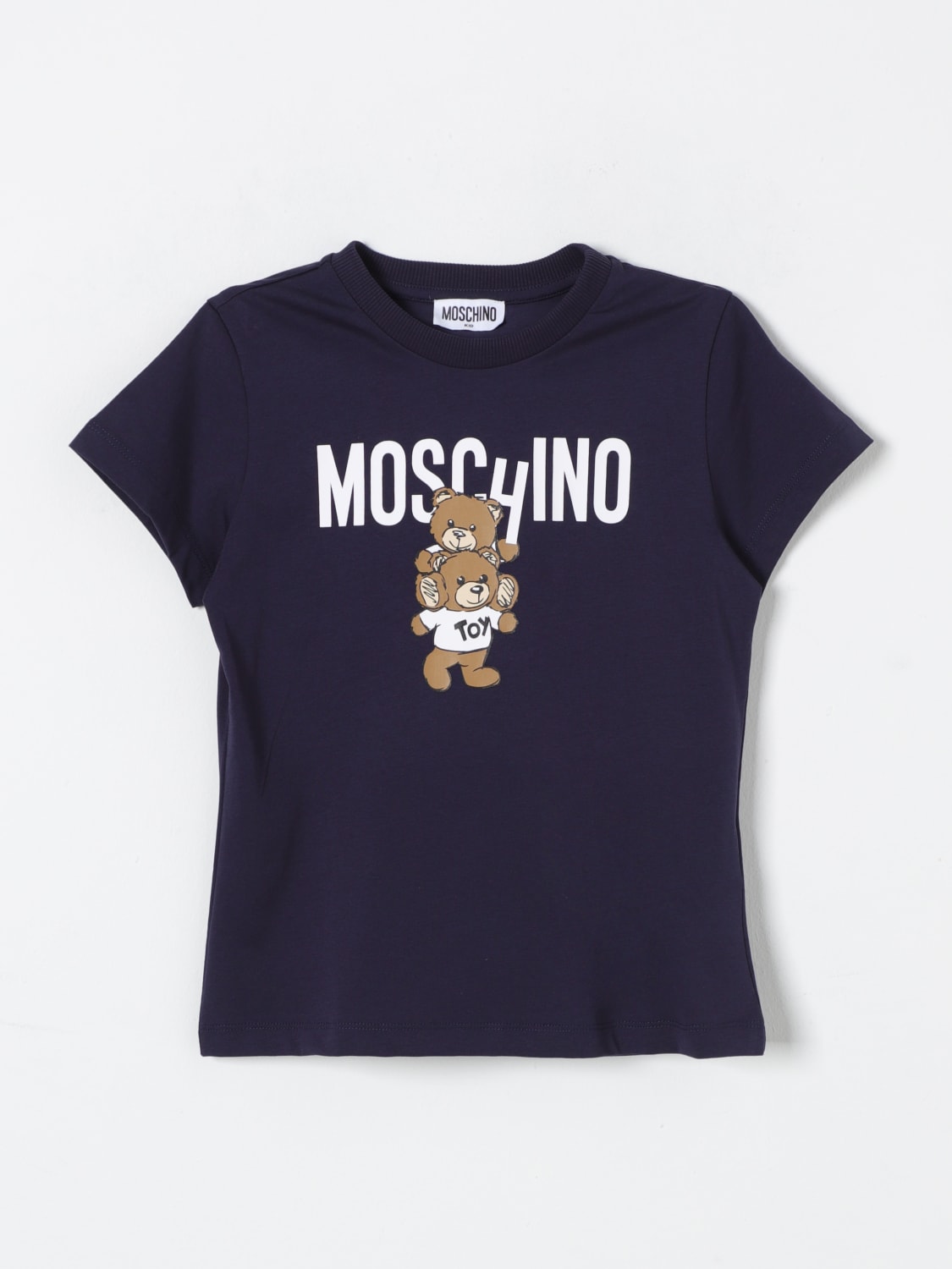 MOSCHINO T-SHIRT: T-shirt kids Moschino, Blue - Img 1