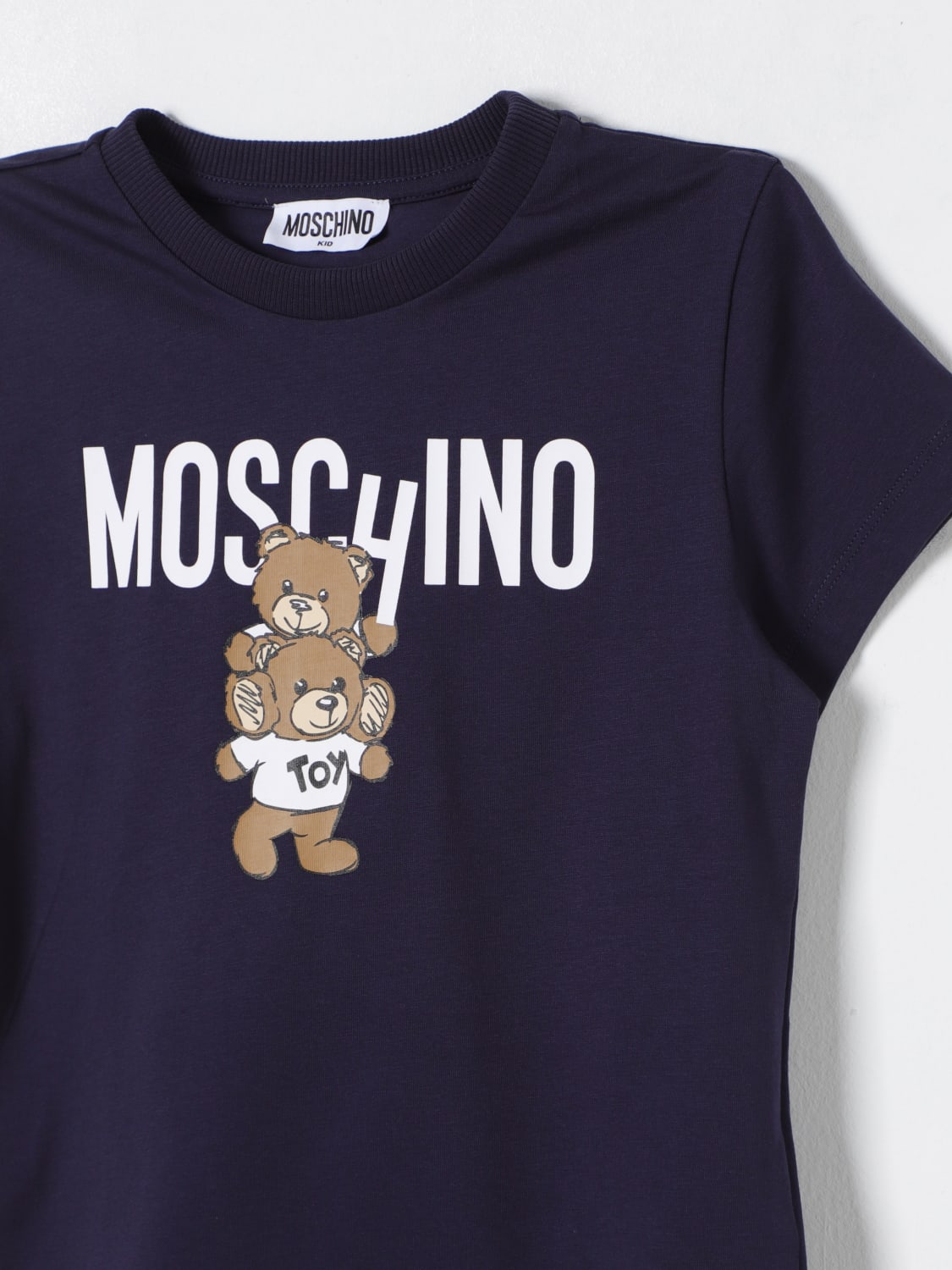 MOSCHINO T-SHIRT: T-shirt kids Moschino, Blue - Img 3