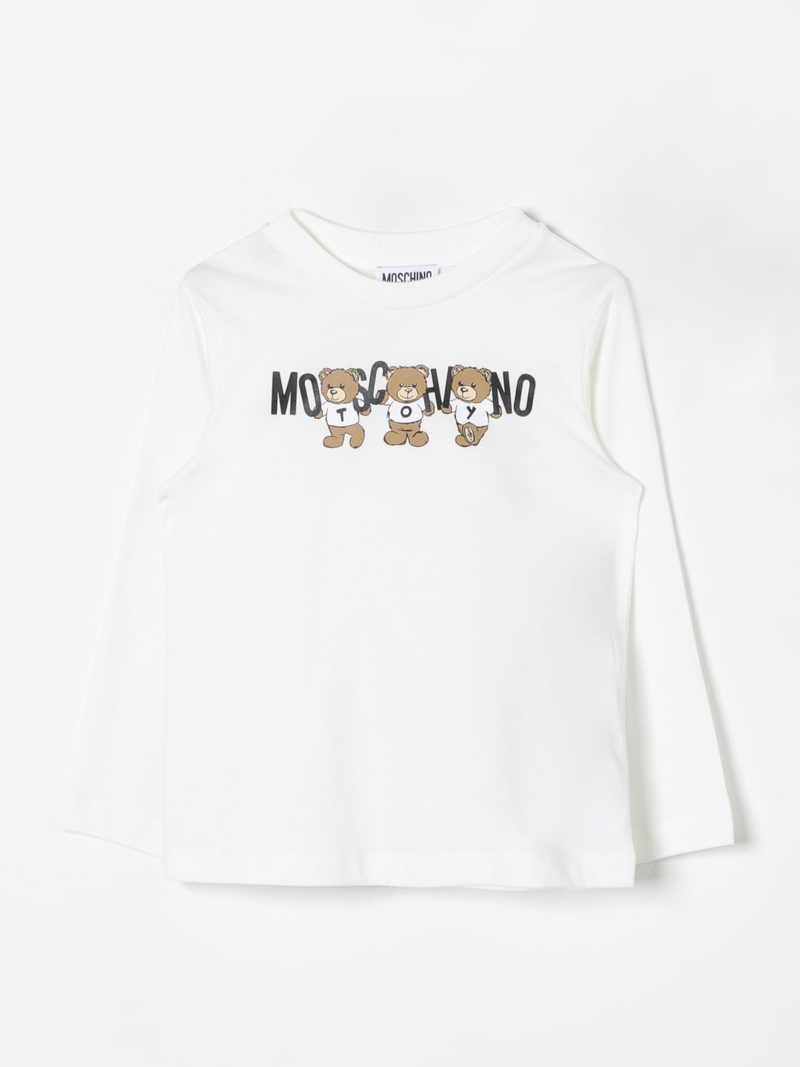 MOSCHINO T-SHIRT: T-shirt kids Moschino, White - Img 1