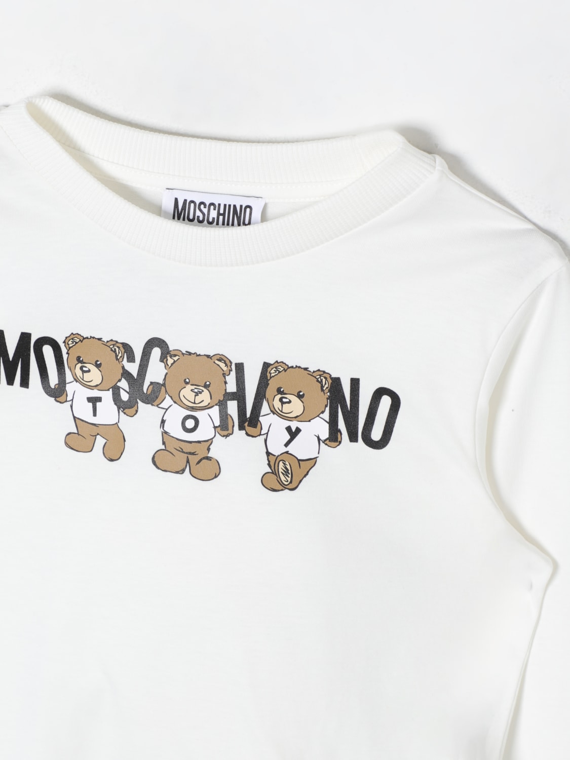 MOSCHINO T-SHIRT: T-shirt kids Moschino, White - Img 3