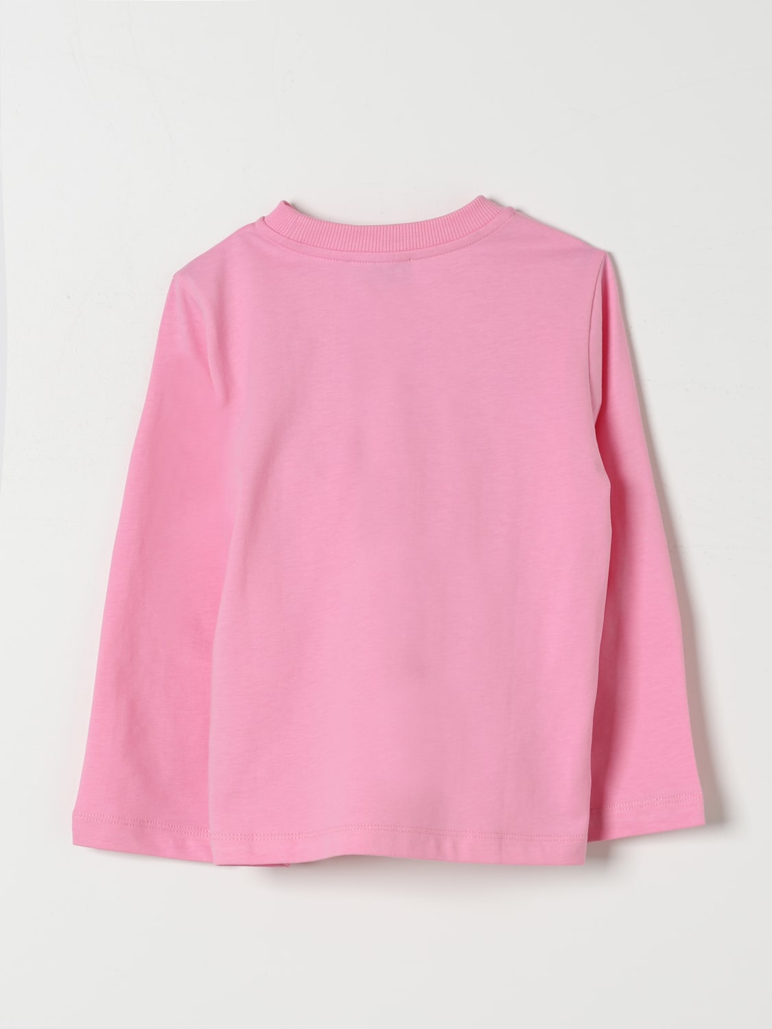 MOSCHINO T-SHIRT: T-shirt kids Moschino, Fuchsia - Img 2