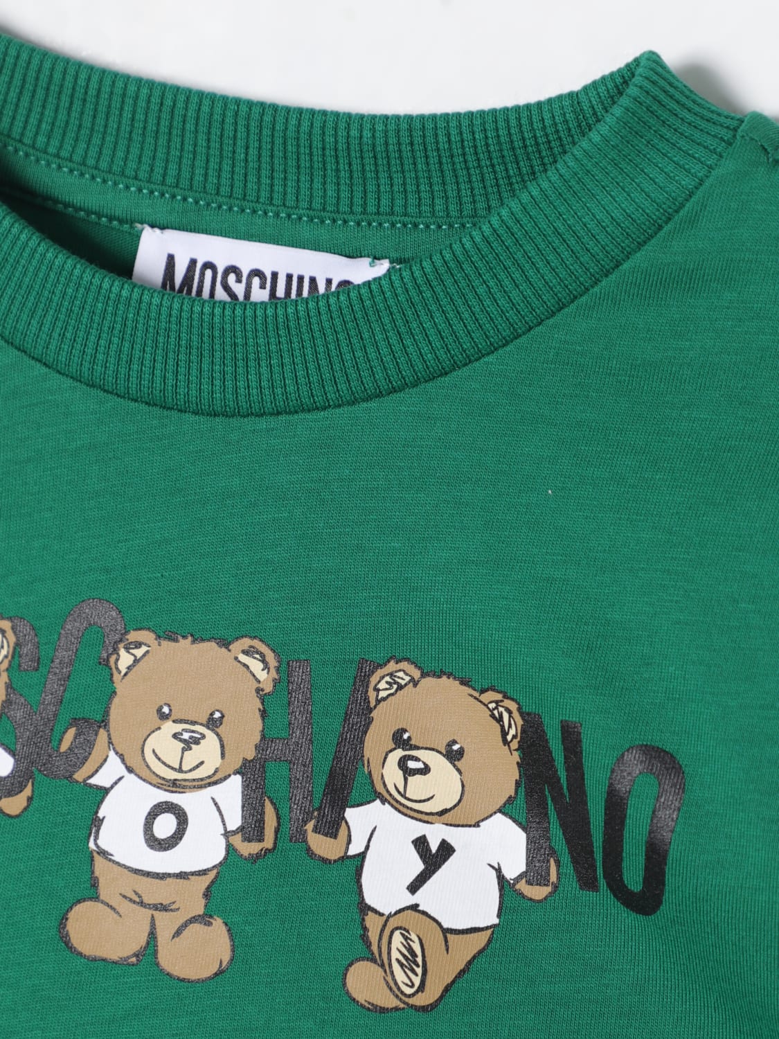 MOSCHINO T-SHIRT: T-shirt kids Moschino, Green - Img 3
