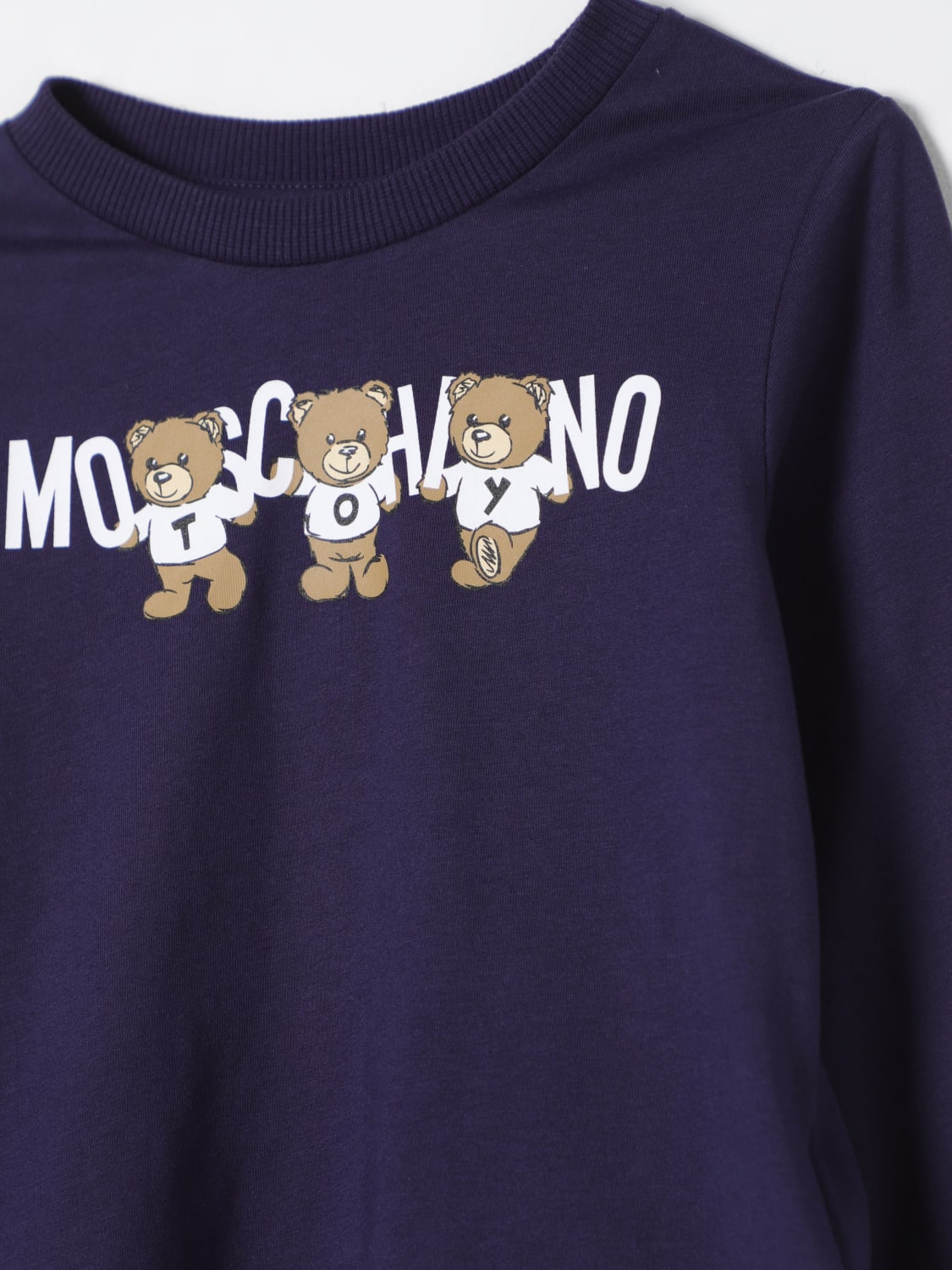 MOSCHINO T-SHIRT: T-shirt kids Moschino, Navy - Img 3