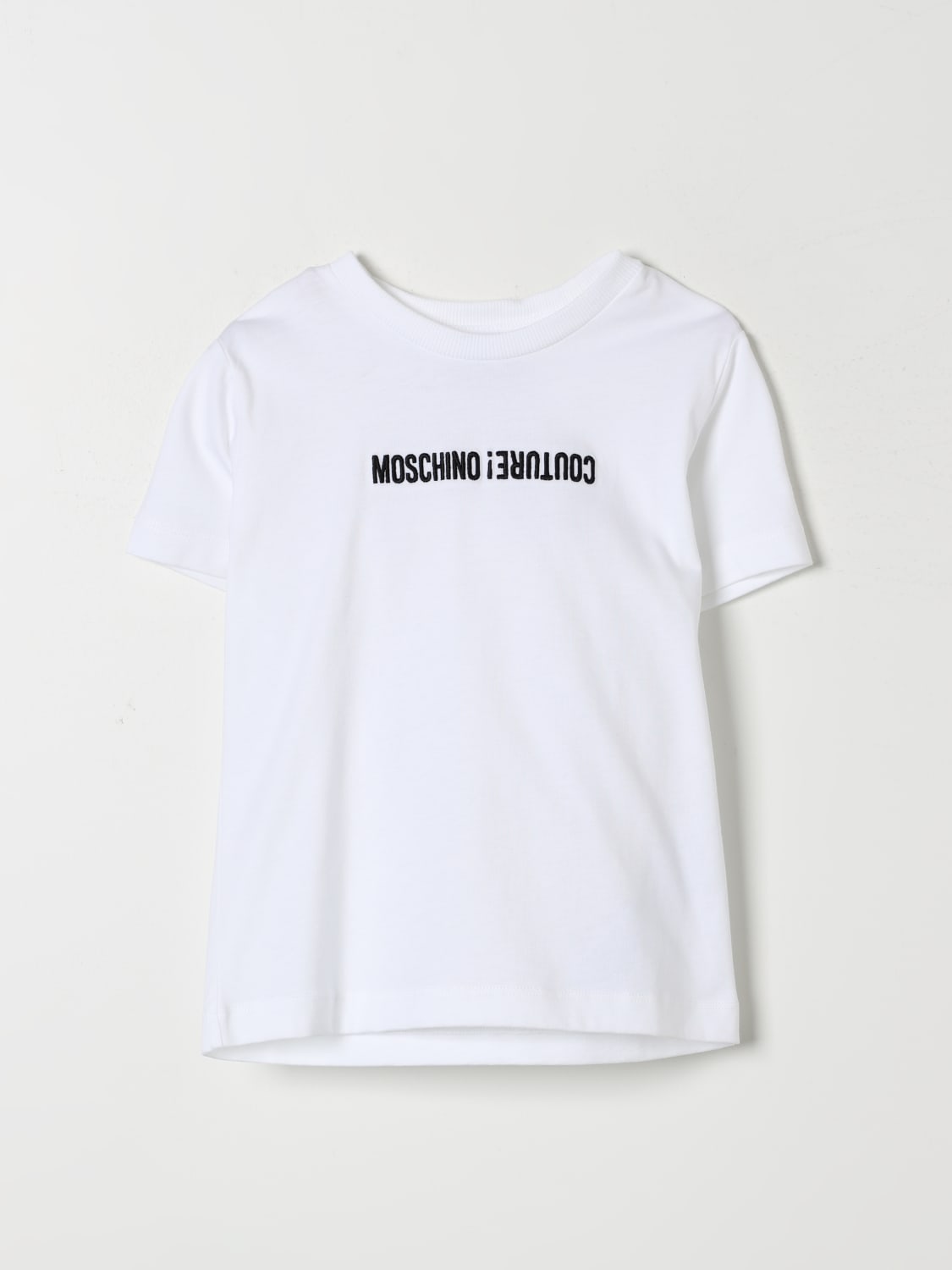 MOSCHINO T-SHIRT: T-shirt kids Moschino, White - Img 1