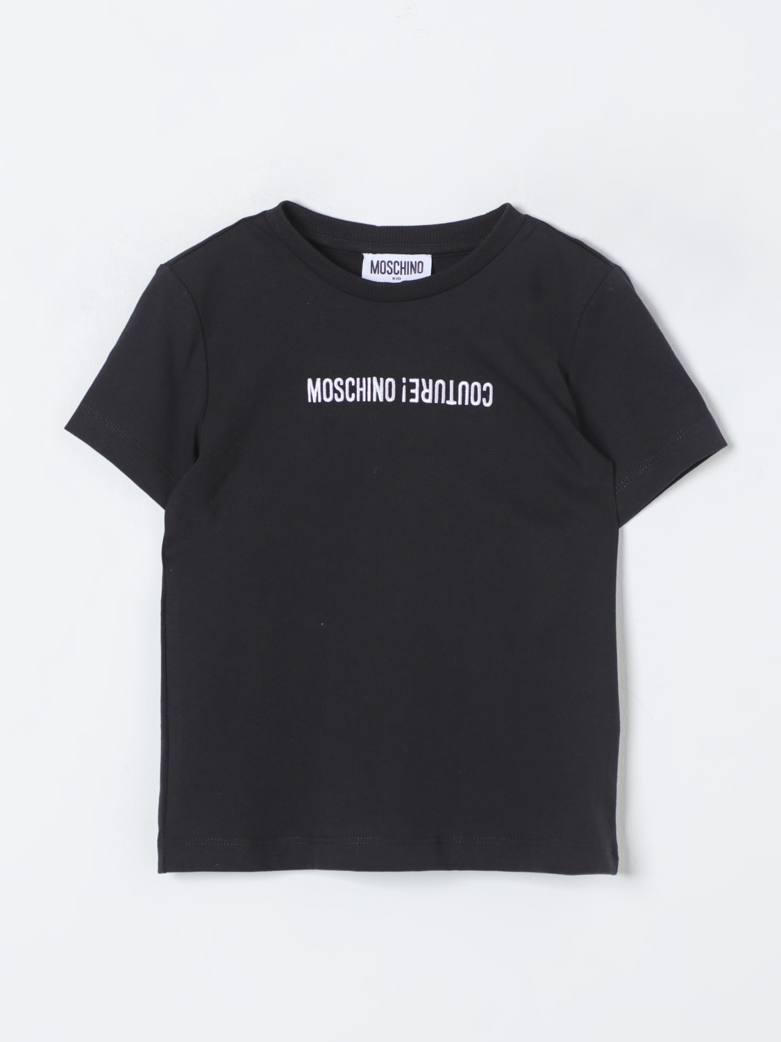 MOSCHINO T-SHIRT: T-shirt kids Moschino, Black - Img 1