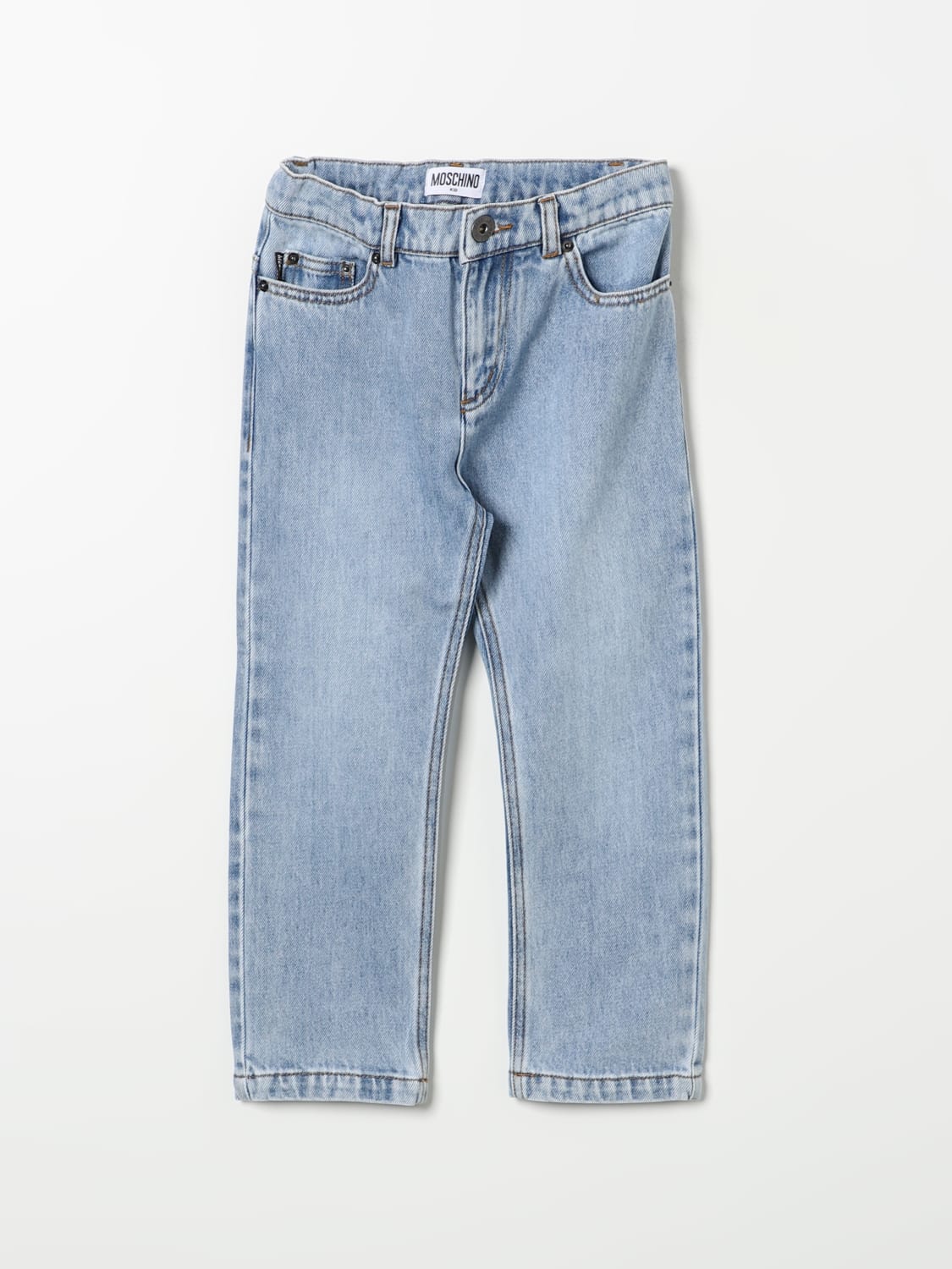 MOSCHINO JEANS: Jeans kids Moschino, Denim - Img 1