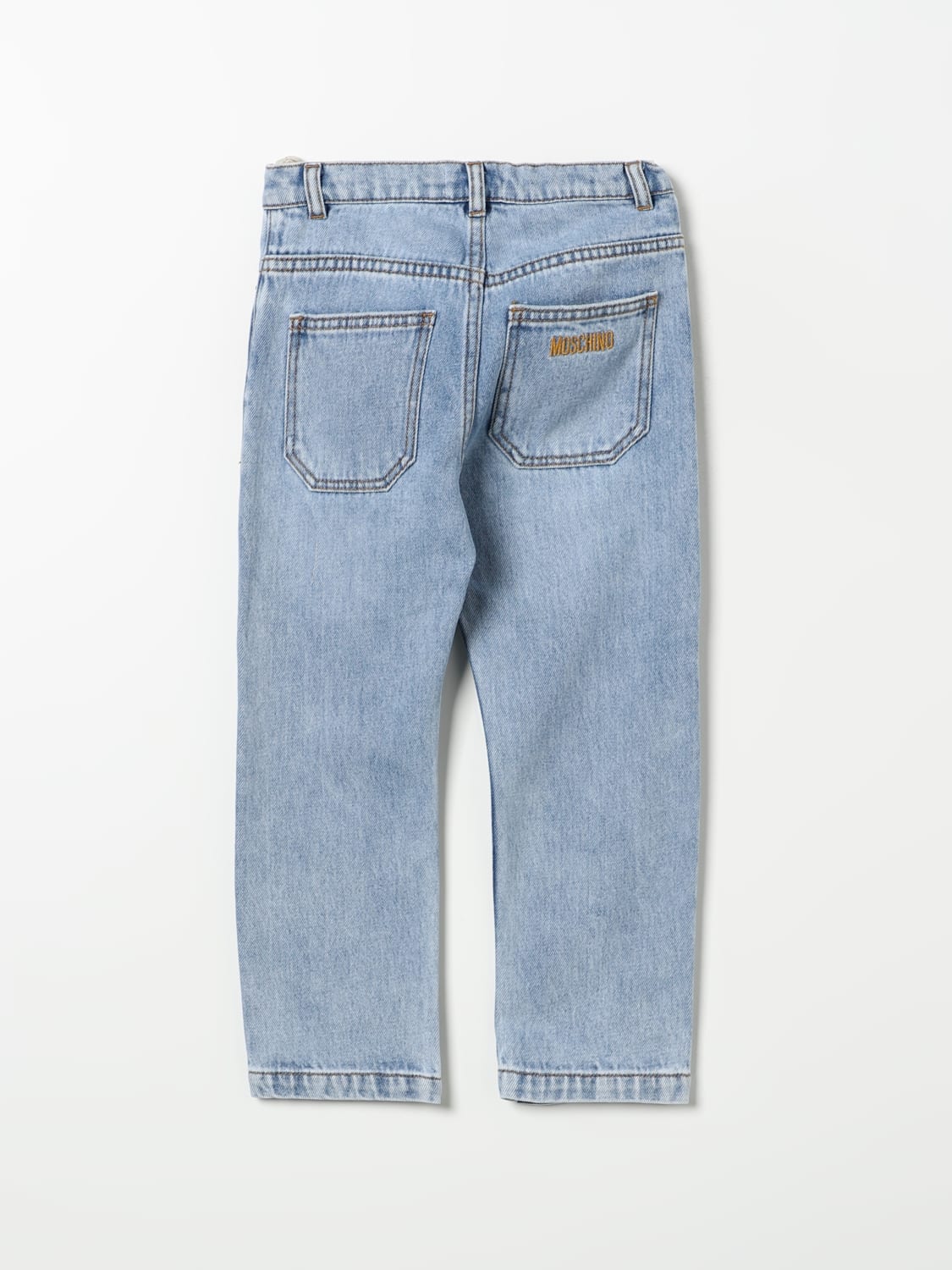 MOSCHINO JEANS: Jeans kids Moschino, Denim - Img 2