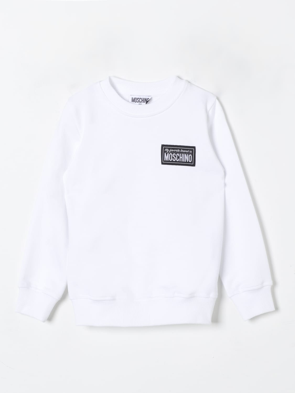 MOSCHINO SWEATER: Sweater kids Moschino, White - Img 1