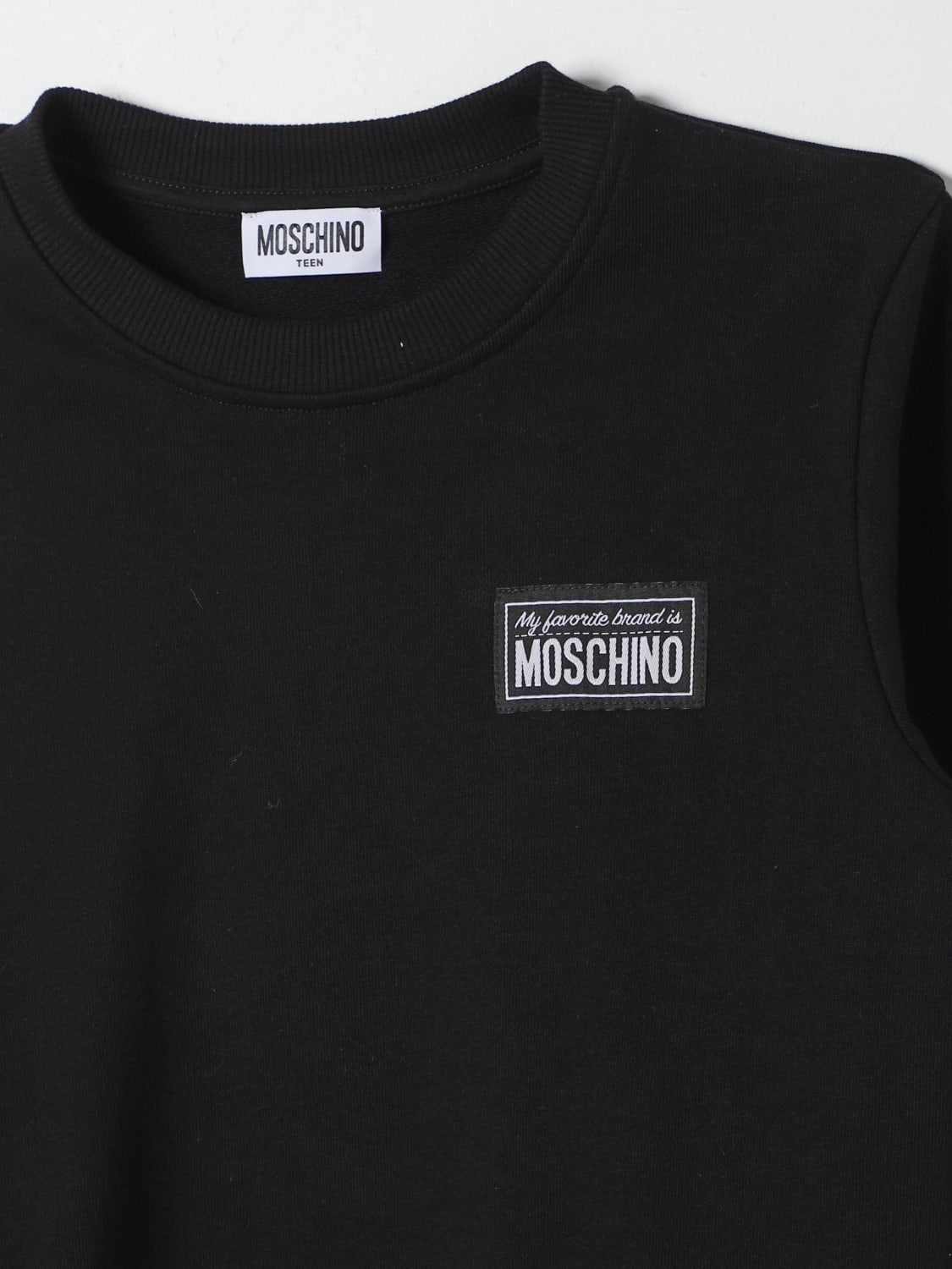 MOSCHINO JERSEY: Jersey niños Moschino, Negro - Img 3