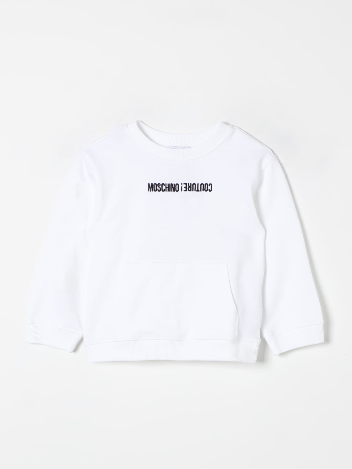 MOSCHINO SWEATER: Sweater kids Moschino, White - Img 1