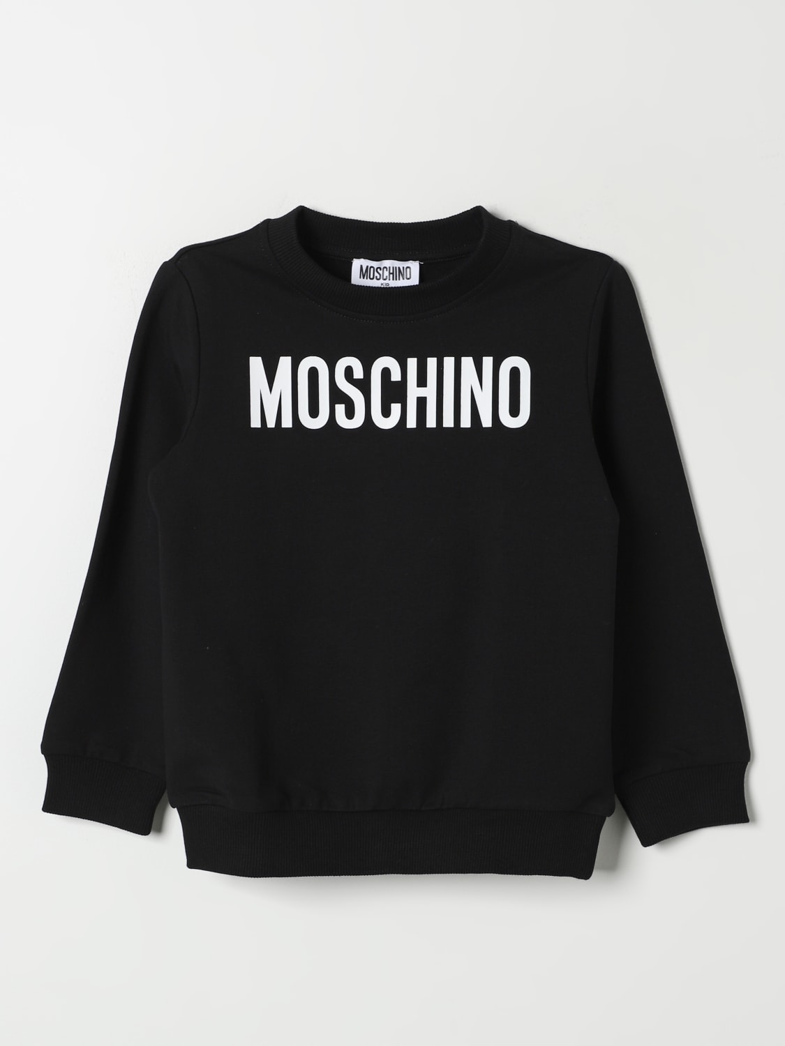 MOSCHINO SWEATER: Sweater kids Moschino, Black - Img 1