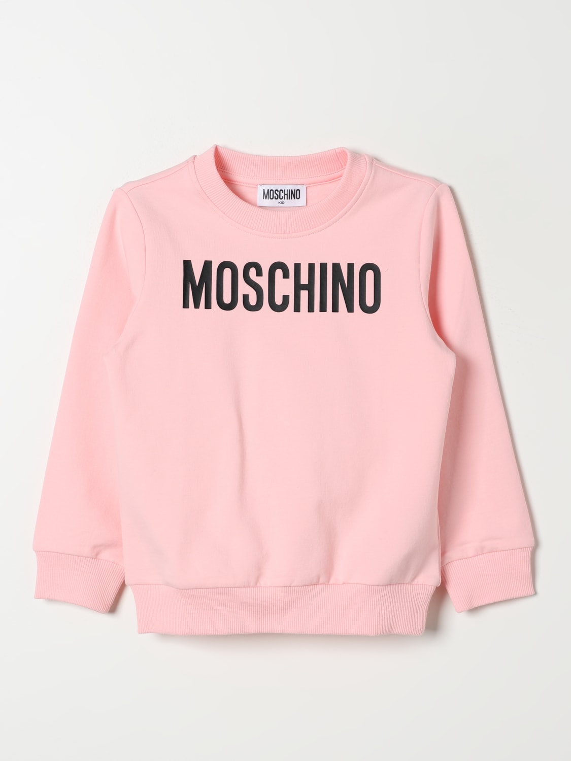 MOSCHINO SWEATER: Sweater kids Moschino, Pink - Img 1