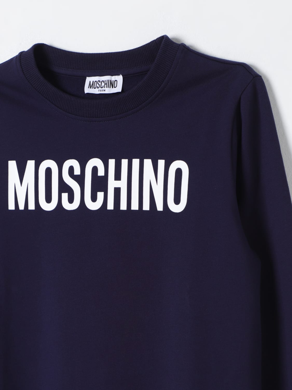 MOSCHINO SWEATER: Sweater kids Moschino, Navy - Img 3