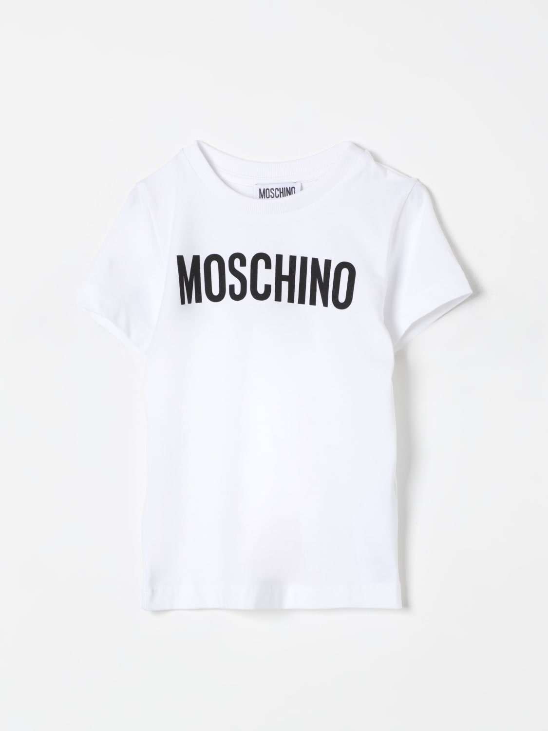 MOSCHINO T-SHIRT: T-shirt kids Moschino, White - Img 1