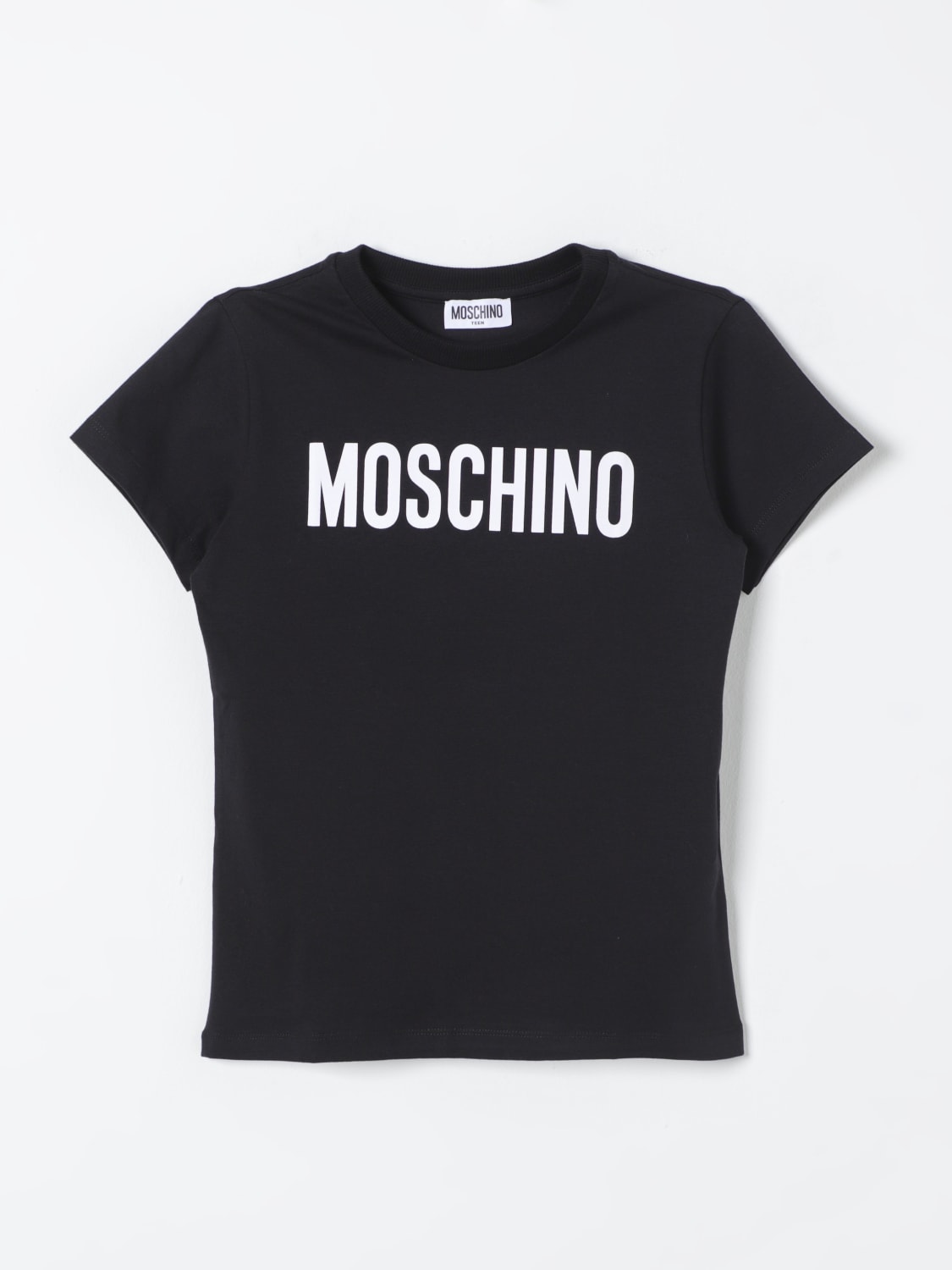 MOSCHINO T-SHIRT: T-shirt kids Moschino, Black - Img 1