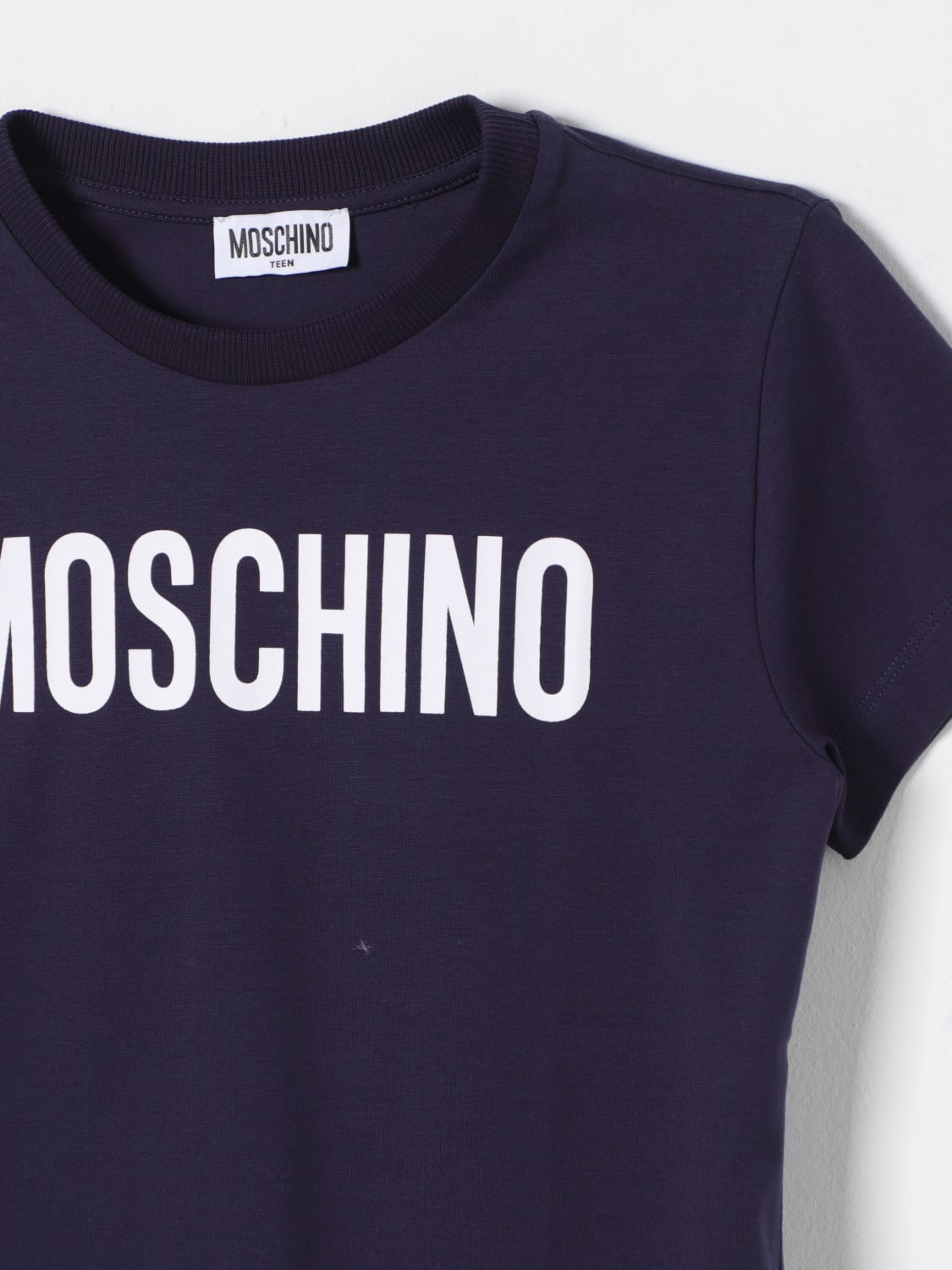 MOSCHINO T-SHIRT: T-shirt kids Moschino, Blue - Img 3