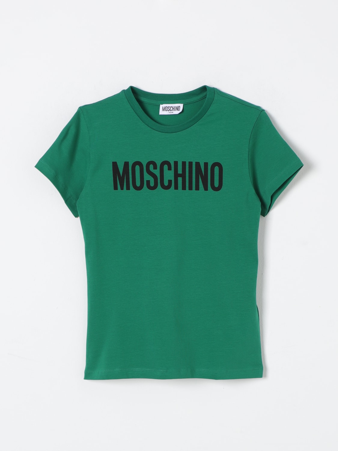 MOSCHINO T-SHIRT: T-shirt kids Moschino, Green - Img 1