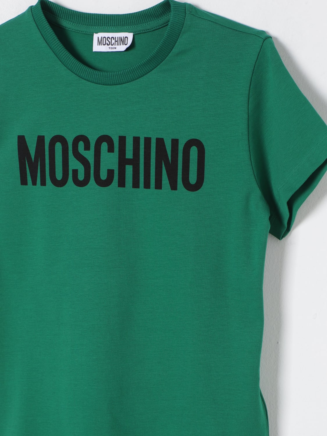 MOSCHINO T-SHIRT: T-shirt kids Moschino, Green - Img 3