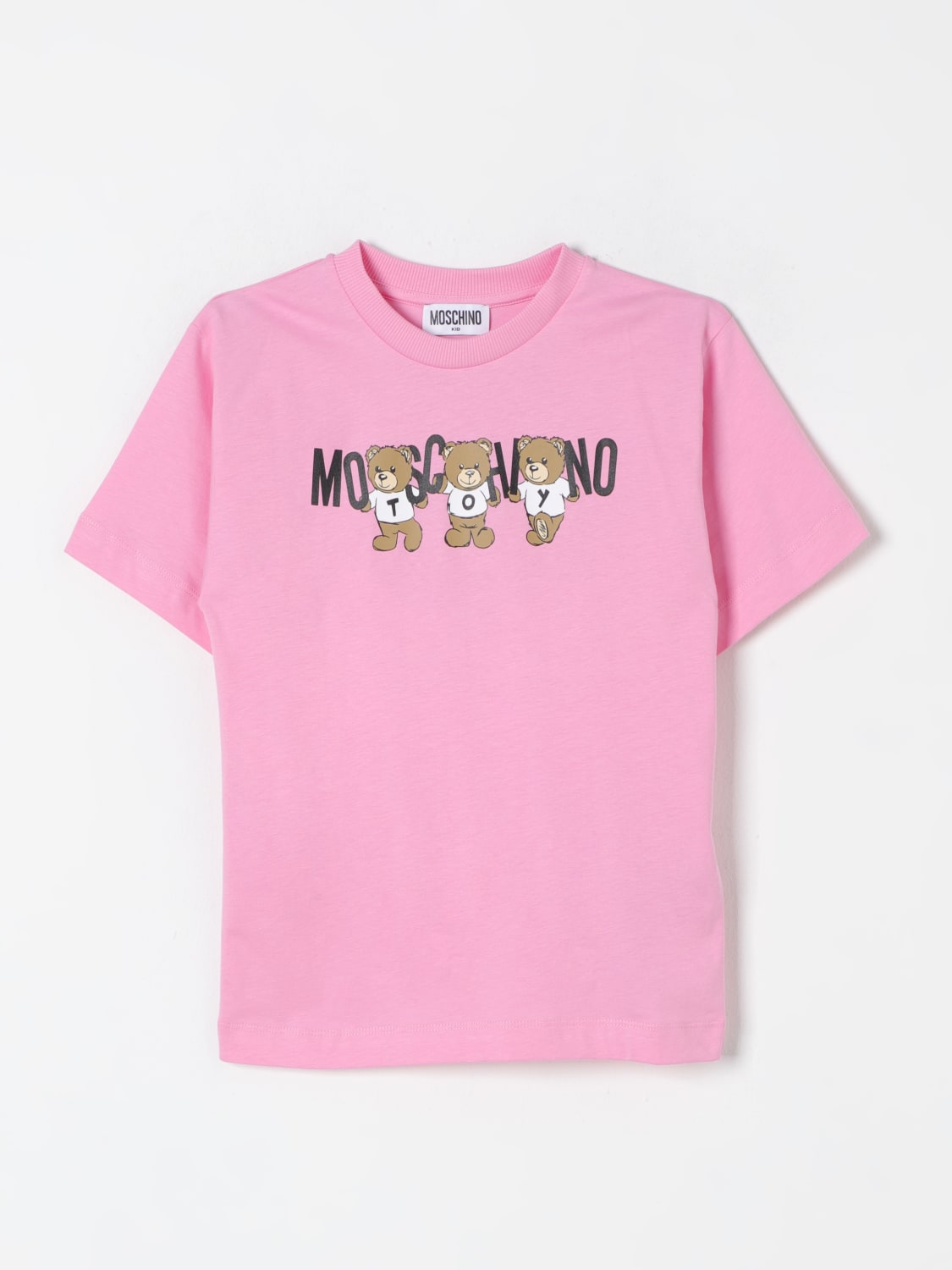 MOSCHINO ФУТБОЛКА: Футболка Детское Moschino, Розовый - Img 1