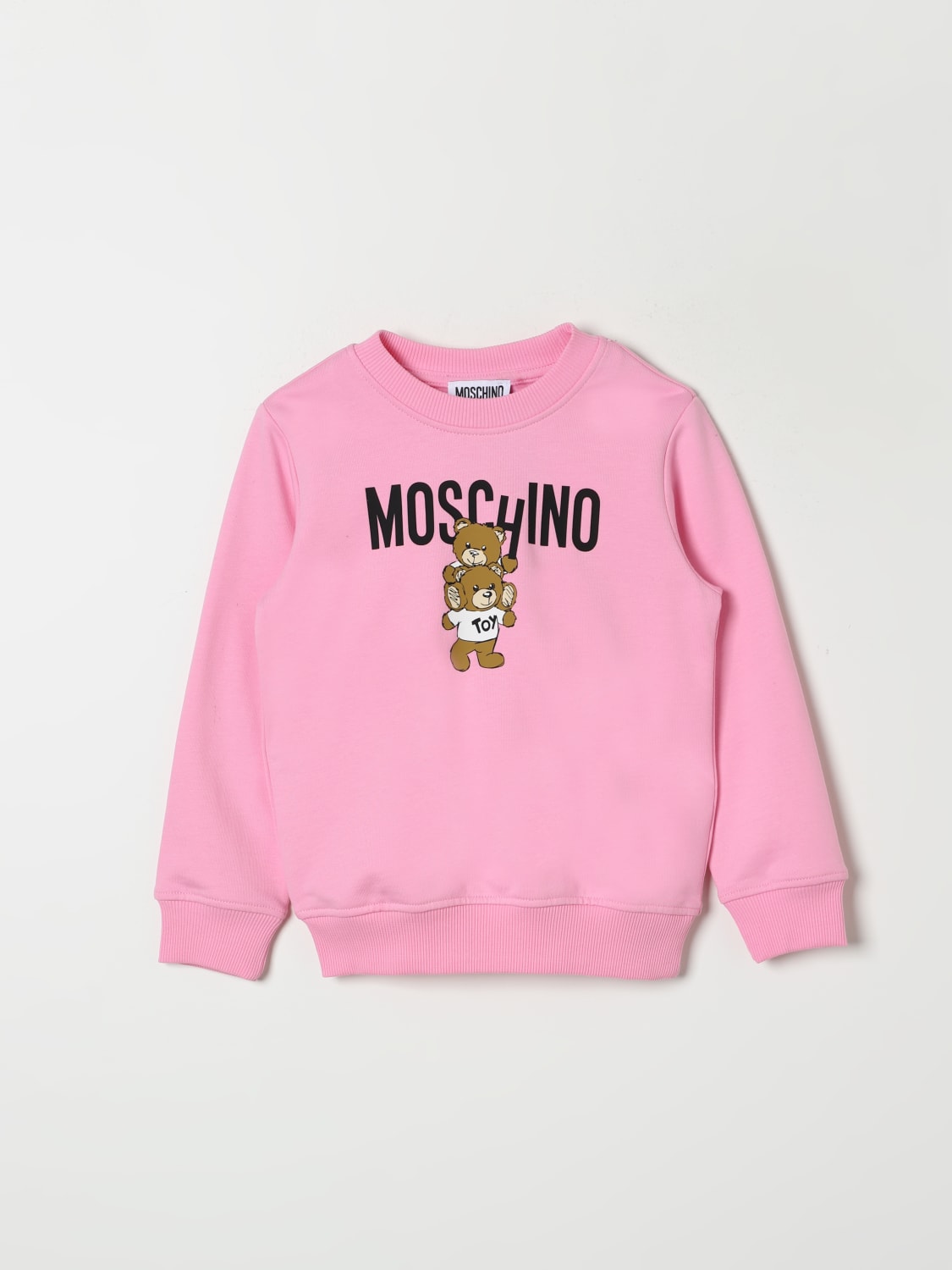 MOSCHINO 스웨터: 스웨터 남아 Moschino, 핑크 - Img 1