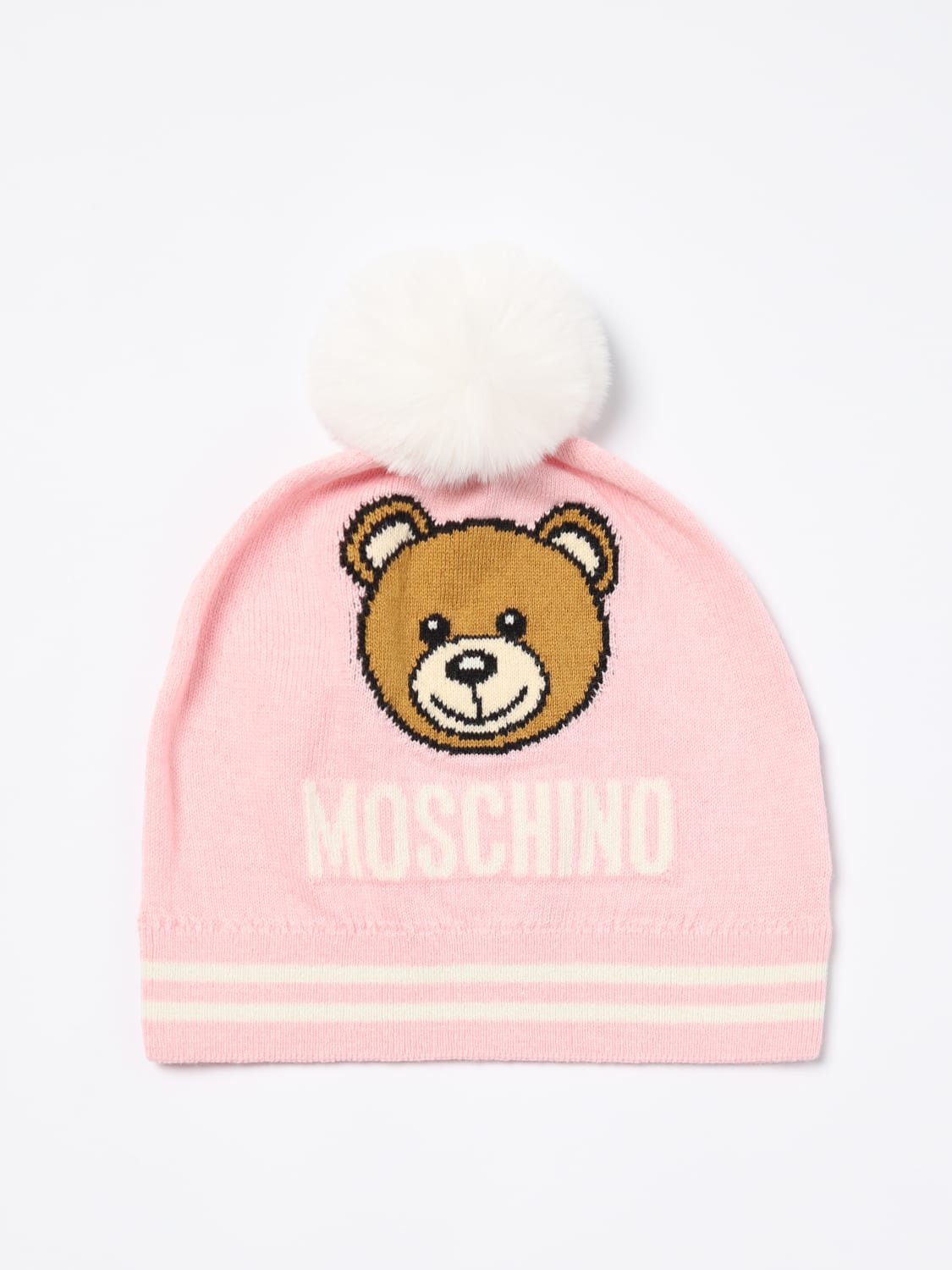 MOSCHINO GIRLS' HATS: Girls' hats kids Moschino, Pink - Img 1