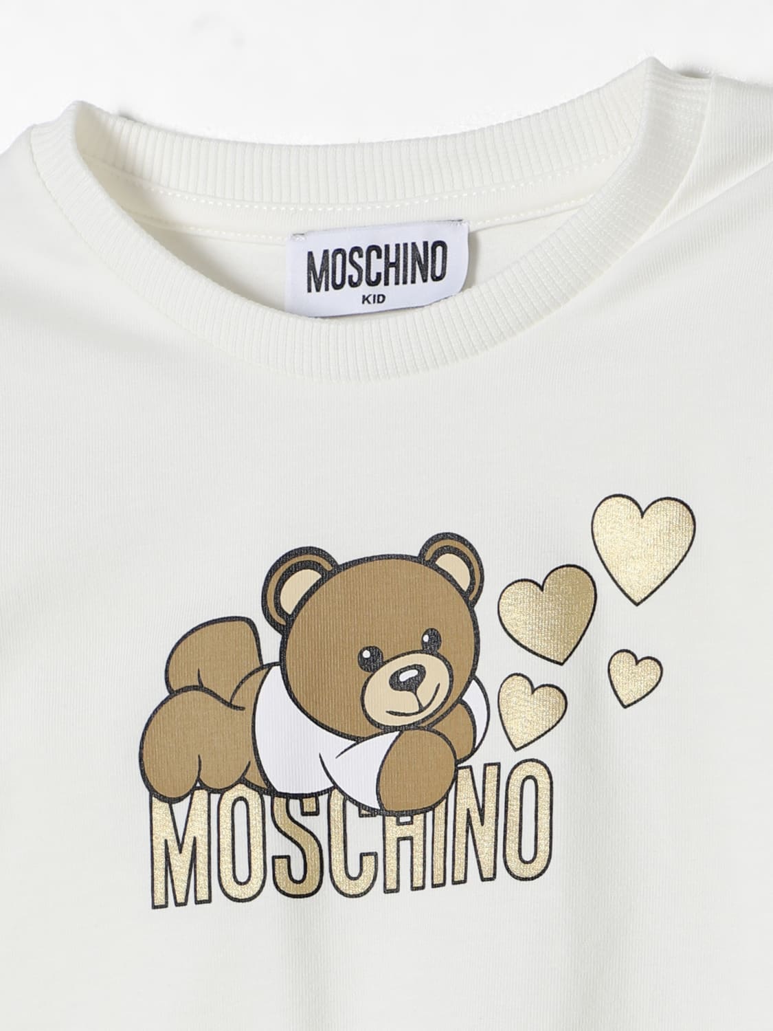 MOSCHINO 티셔츠: 티셔츠 남아 Moschino, 화이트 - Img 3