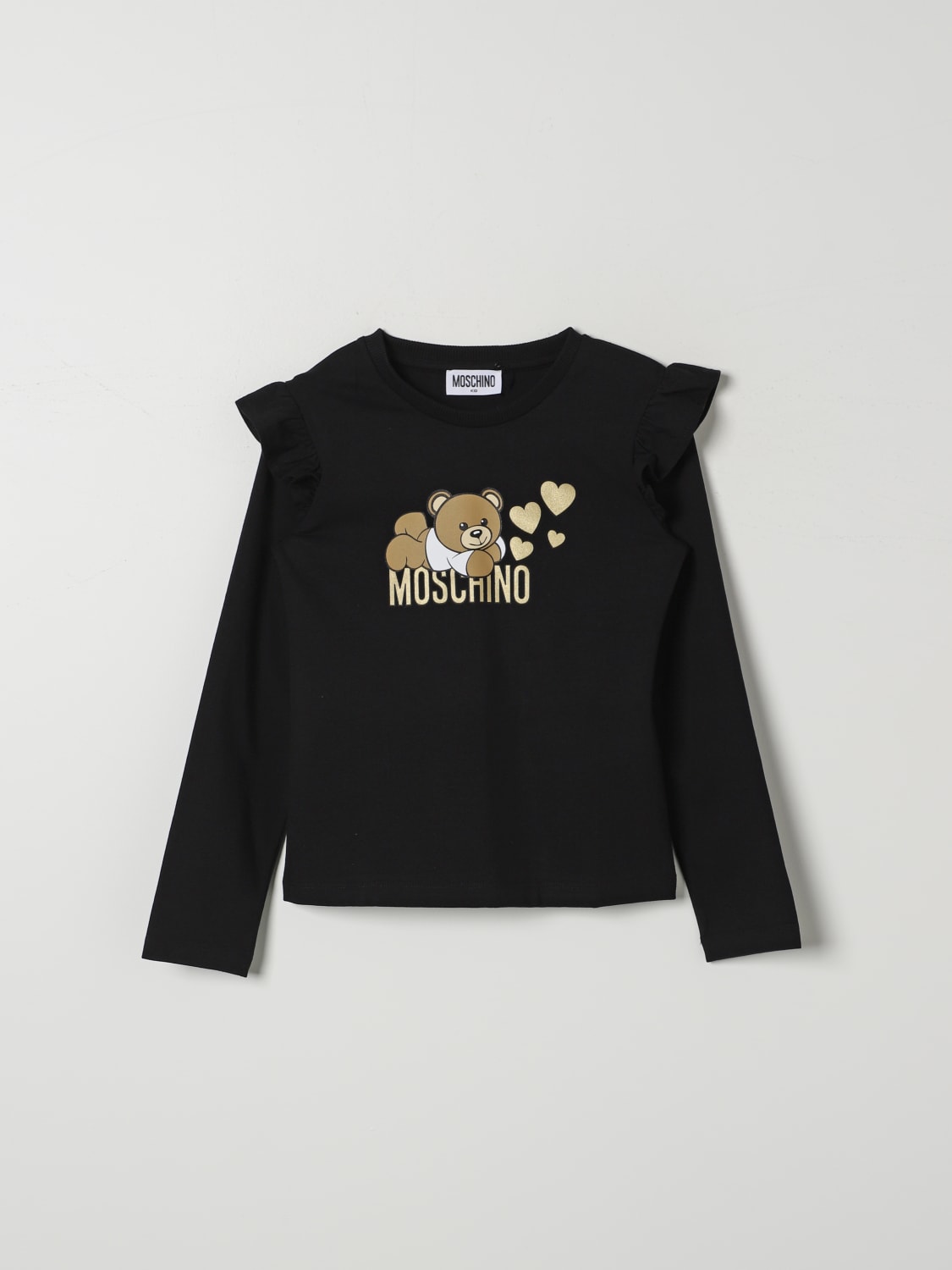 MOSCHINO T-SHIRT: T-shirt Teddy Moschino, Nero - Img 1