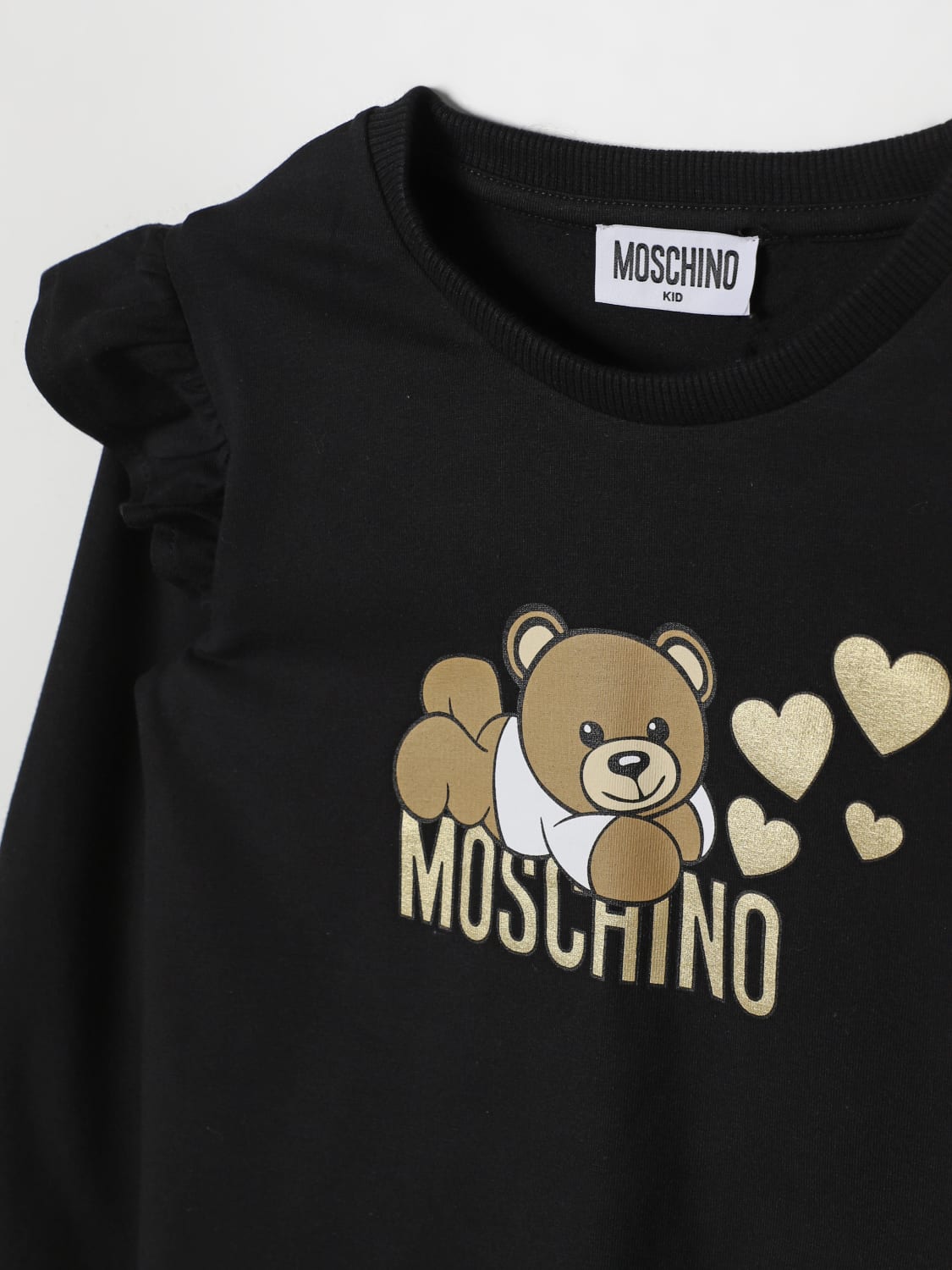 MOSCHINO T-SHIRT: T-shirt Teddy Moschino, Nero - Img 3