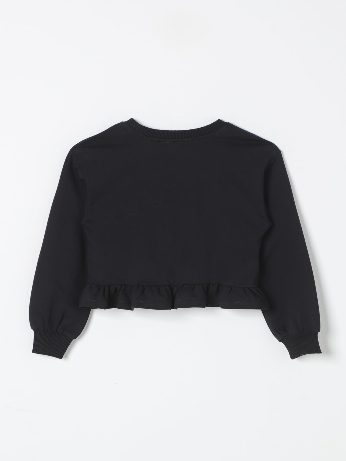 MOSCHINO PULLOVER: Pullover kinder Moschino, Schwarz - Img 2