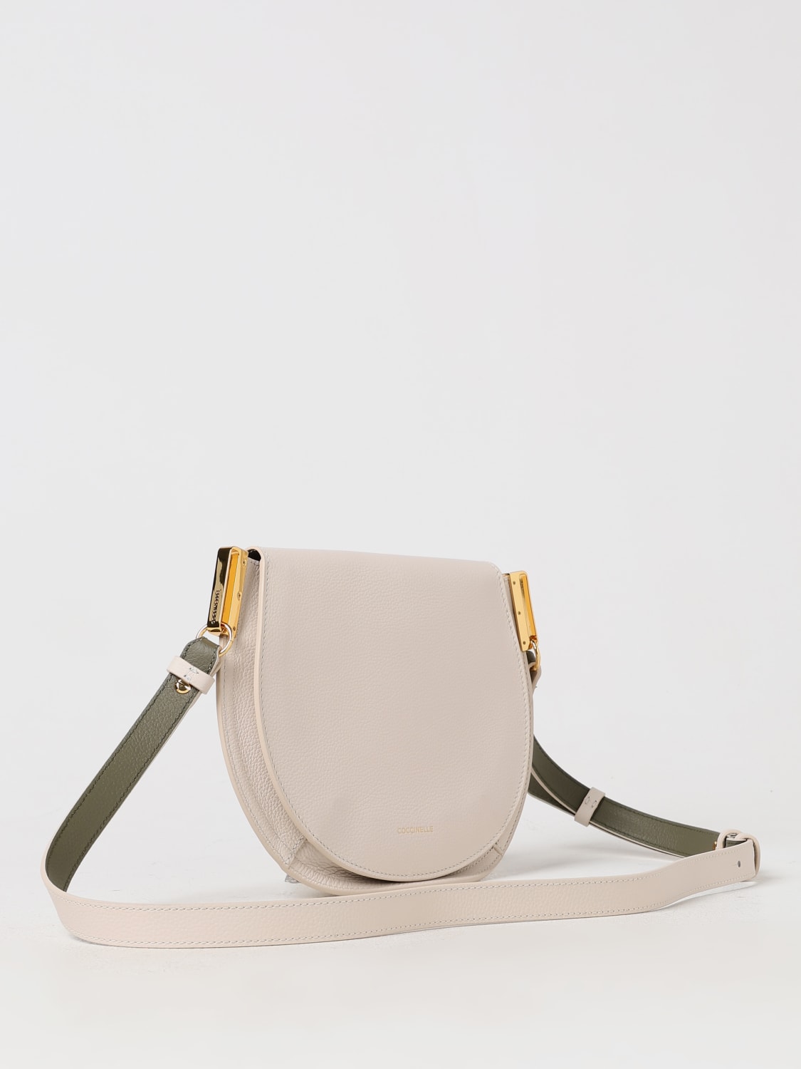 COCCINELLE CROSSBODY BAGS: Shoulder bag woman Coccinelle, Ice - Img 2