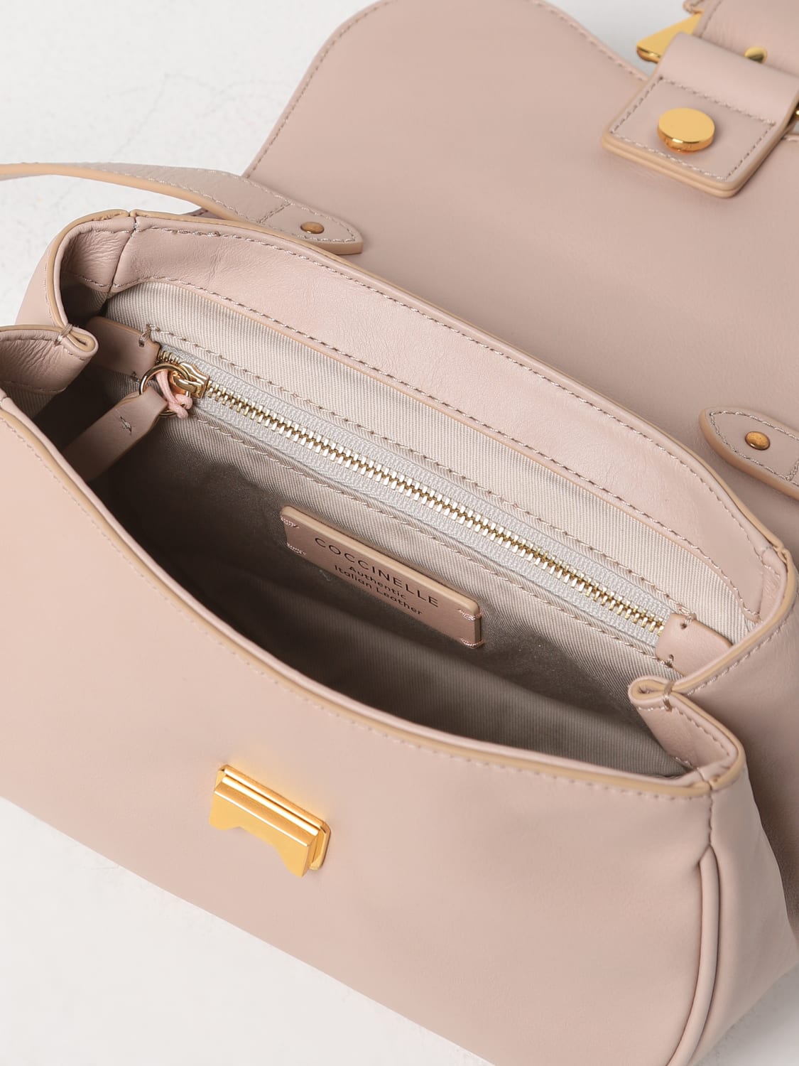 COCCINELLE CROSSBODY BAGS: Shoulder bag woman Coccinelle, Blush Pink - Img 3