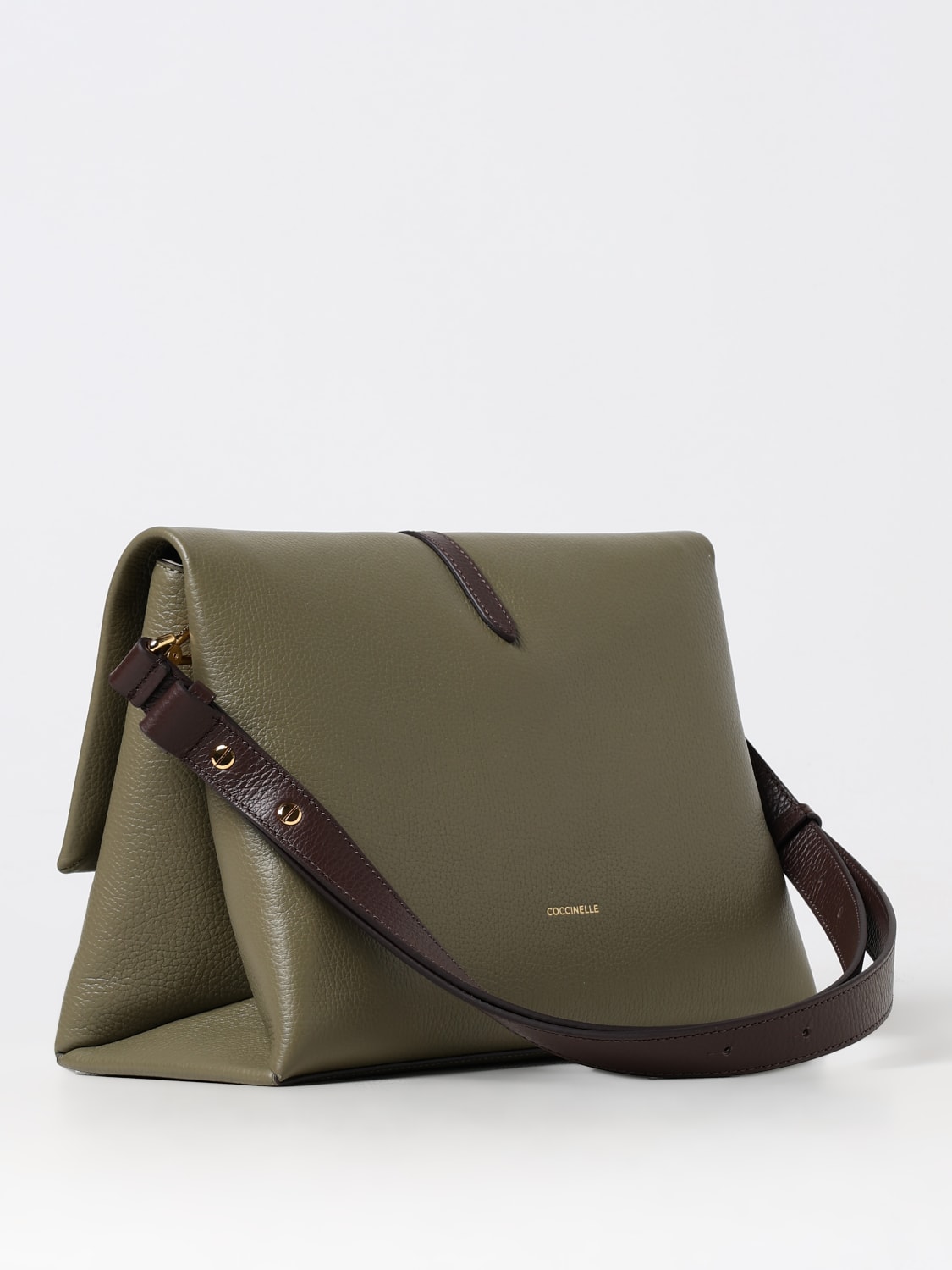 COCCINELLE CROSSBODY BAGS: Shoulder bag woman Coccinelle, Moss Green - Img 2