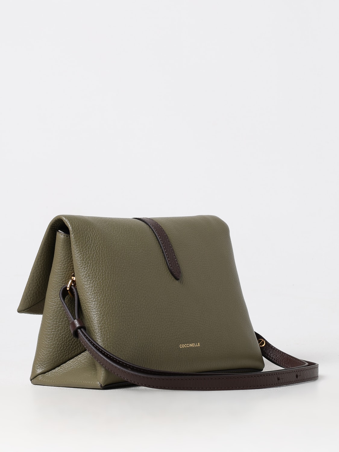 COCCINELLE CROSSBODY BAGS: Shoulder bag woman Coccinelle, Green - Img 2