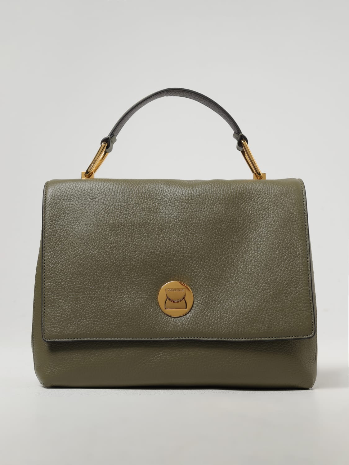 COCCINELLE HANDBAG: Shoulder bag woman Coccinelle, Green - Img 1