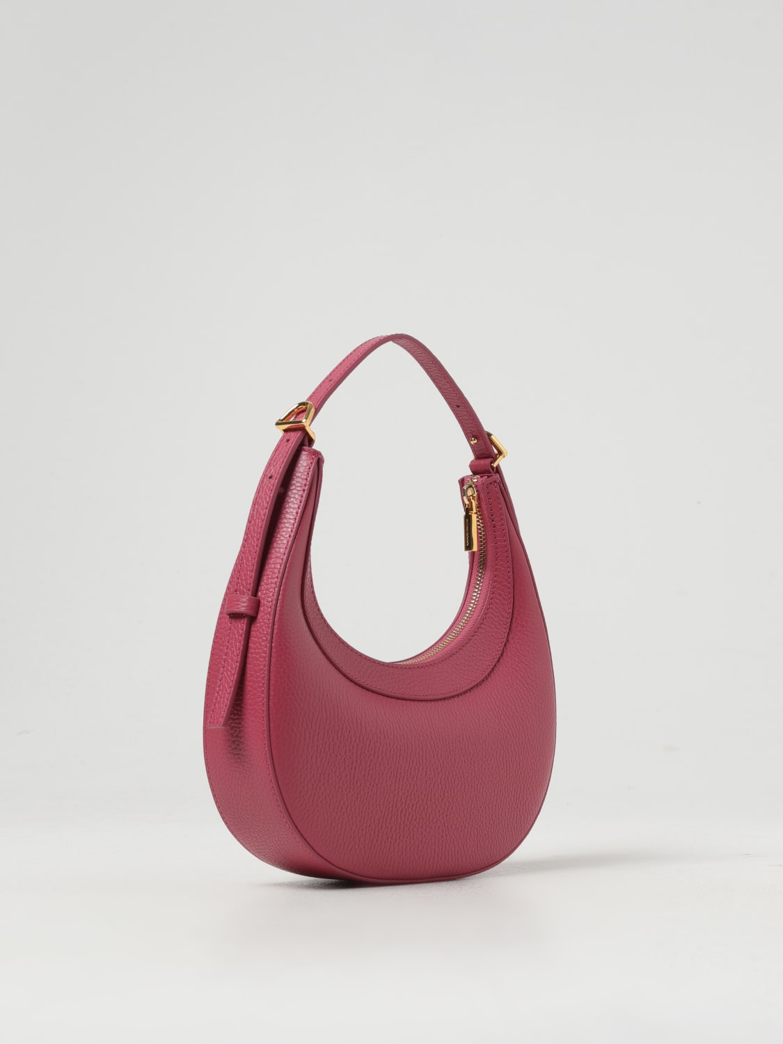 COCCINELLE BORSA A SPALLA: Borsa Whisper Coccinelle in pelle a grana , Fragola - Img 2