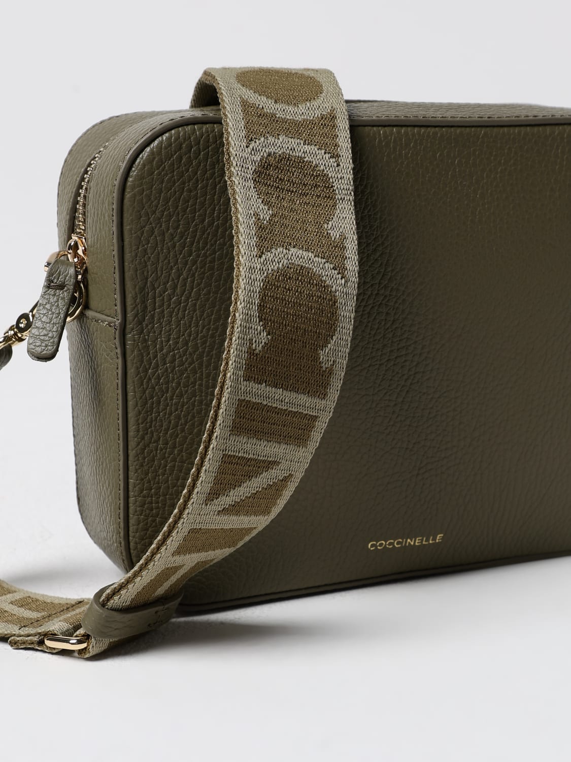 COCCINELLE MINI BAG: Shoulder bag woman Coccinelle, Green - Img 3