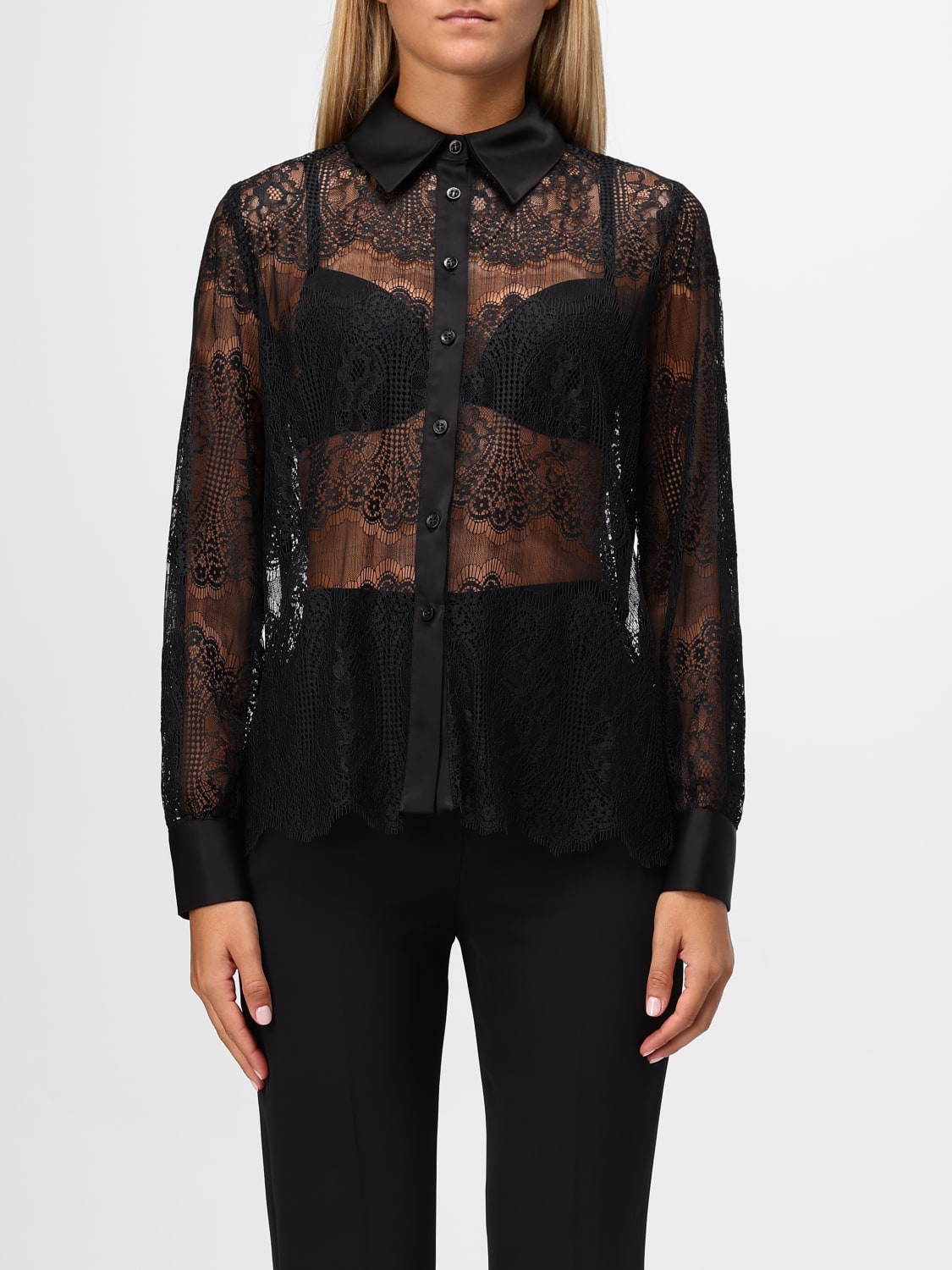 HANITA CAMISA: Camisa mujer Hanita, Negro - Img 1