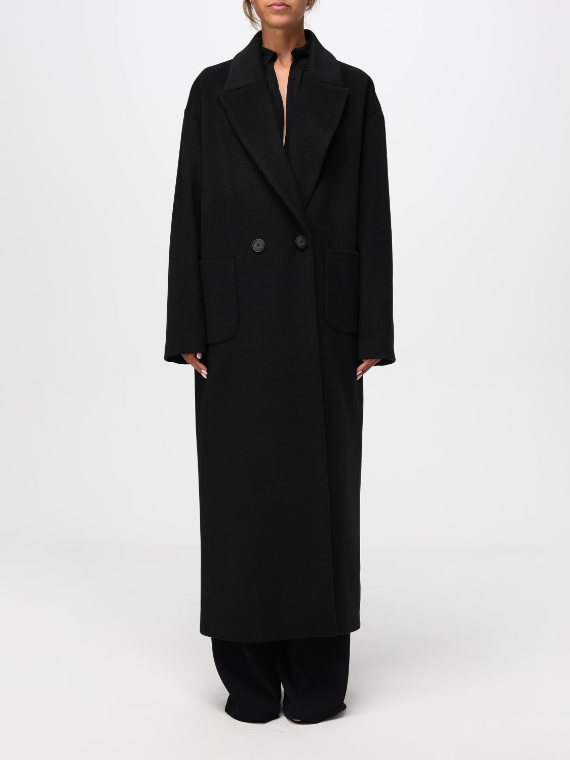 HANITA COAT: Coat woman Hanita, Black - Img 1