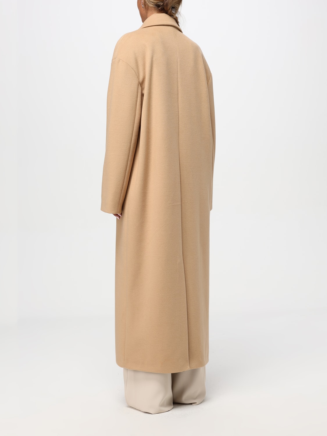 HANITA COAT: Coat woman Hanita, Camel - Img 2