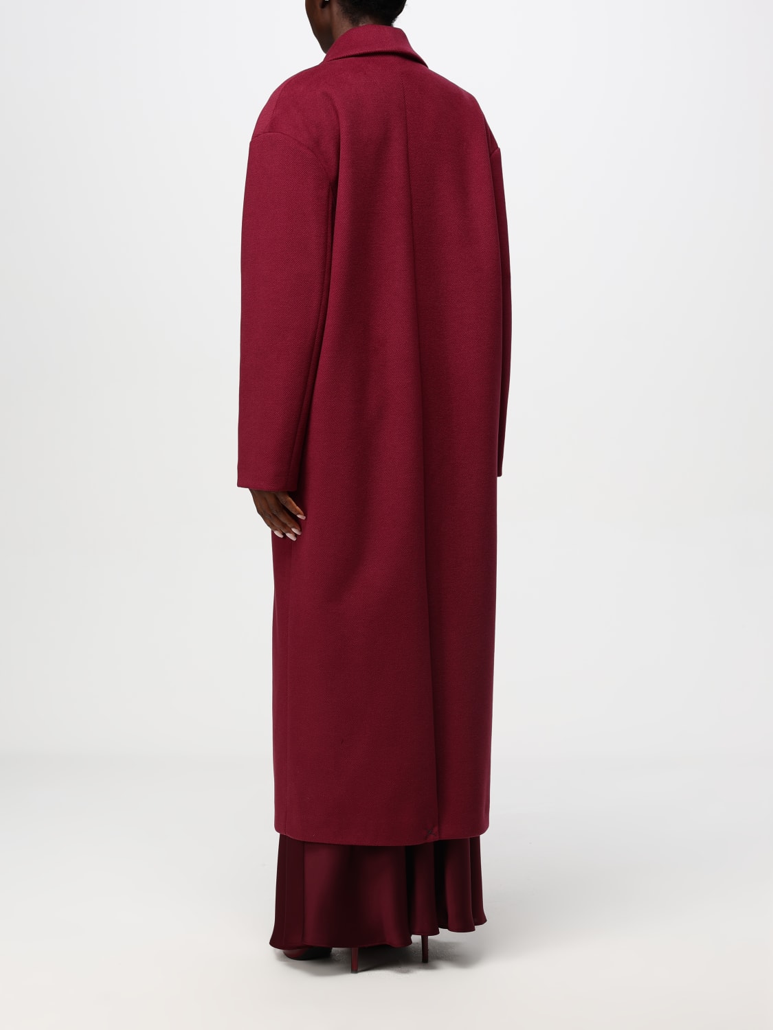 HANITA COAT: Coat woman Hanita, Burgundy - Img 3