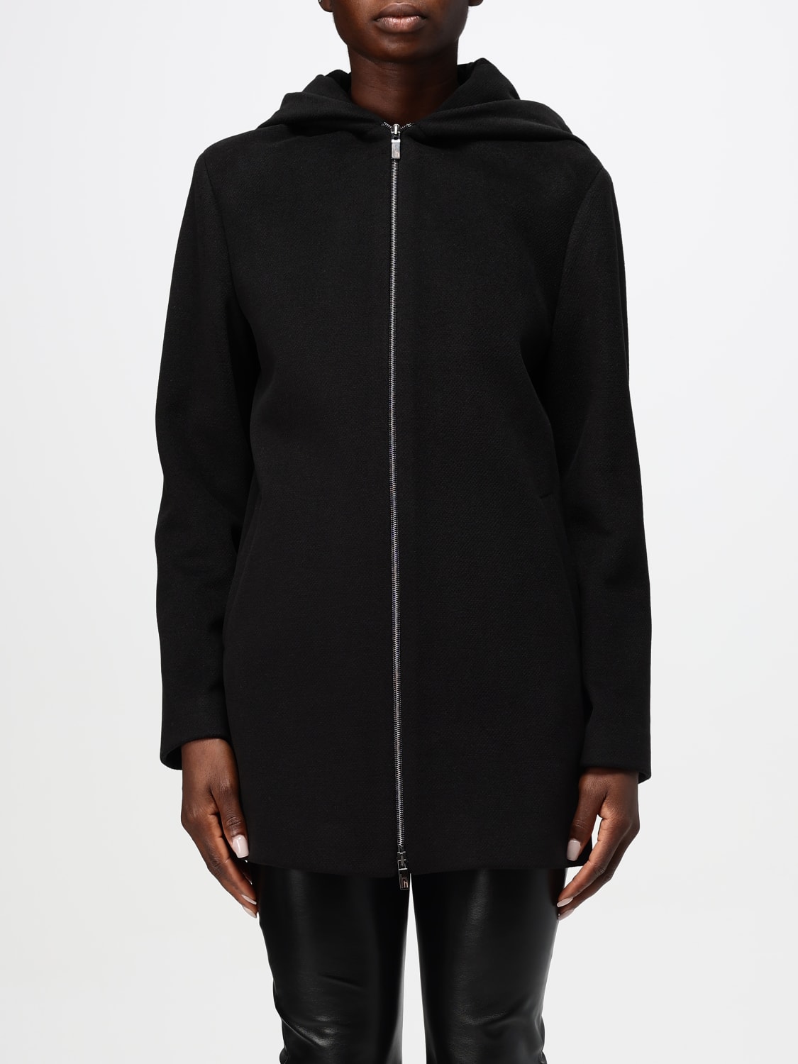 HANITA COAT: Coat woman Hanita, Black - Img 1